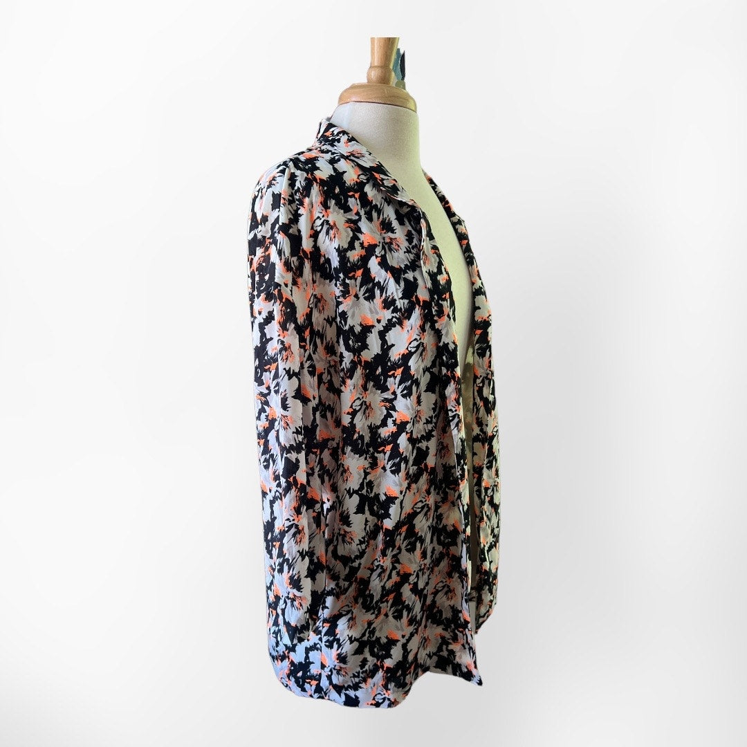 Astr THE LABEL | Lightweight Neon Floral Blazer