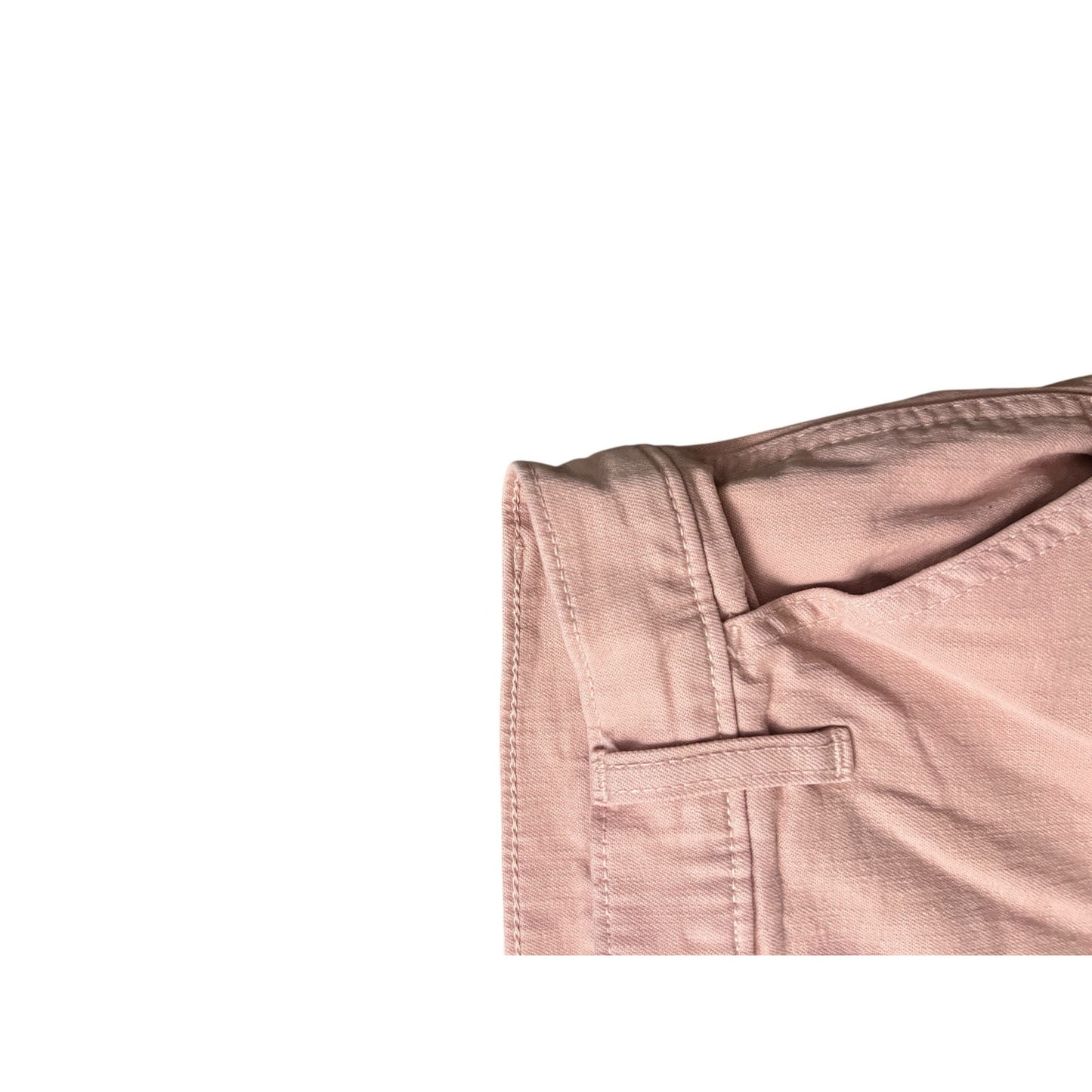 Madewell Light Pink Straight-Leg Mom Jeans – Size 27 Cotton Blend Relaxed Fit