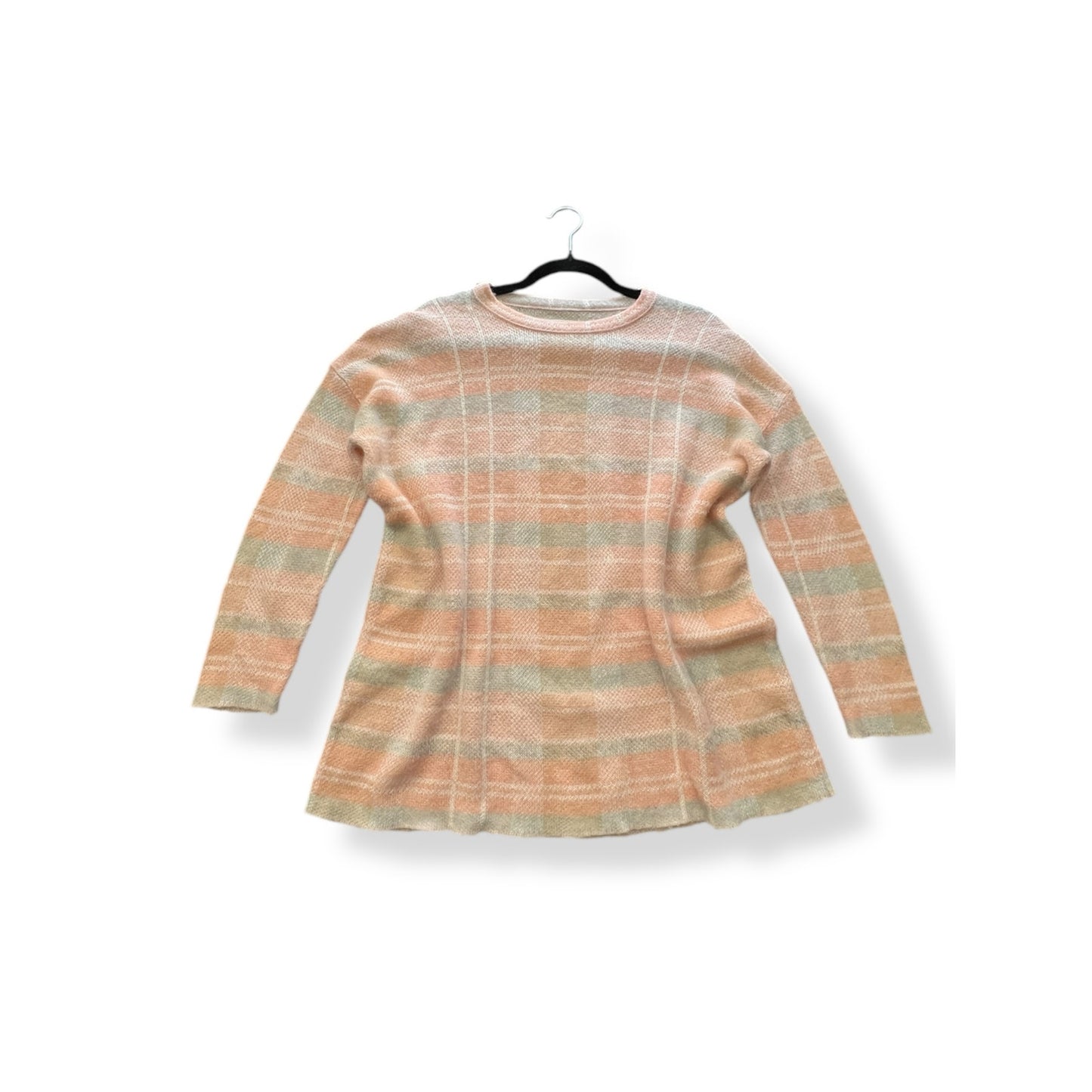 Lou and Gray Pink Plaid Sweater