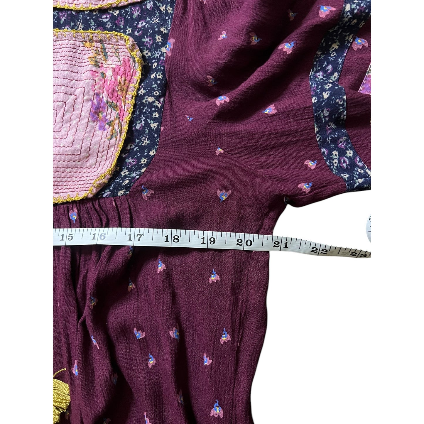 Anthropologie Purple Midi Dress