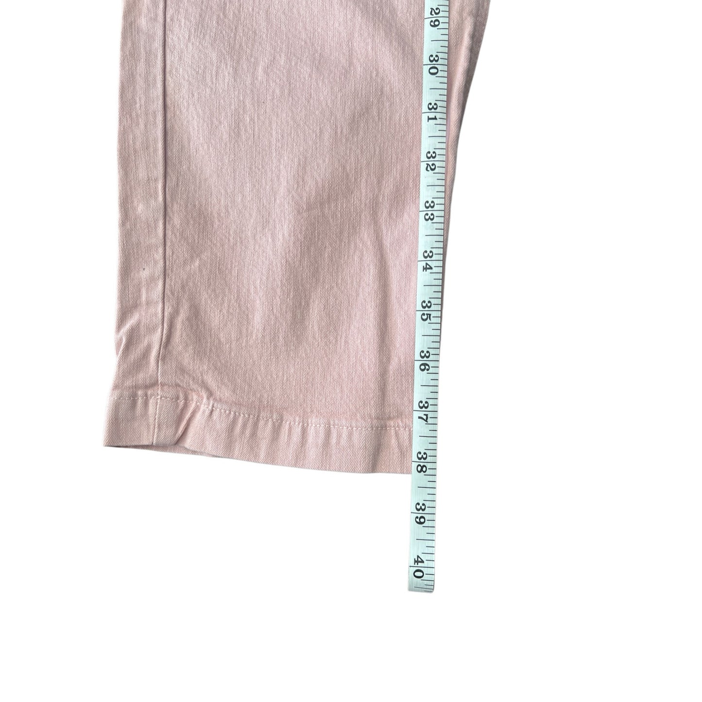 Madewell Light Pink Straight-Leg Mom Jeans – Size 27 Cotton Blend Relaxed Fit