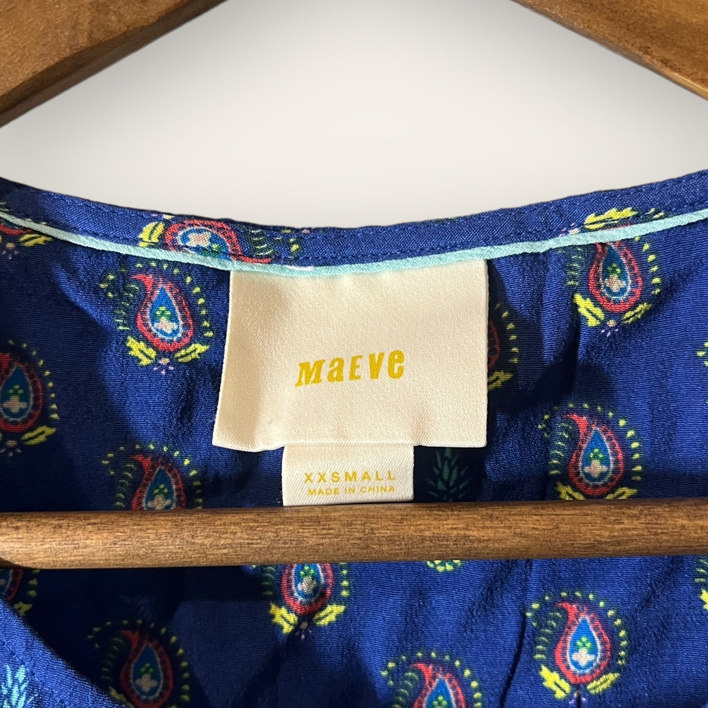 Anthropologie Maeve Milla Paisley Pineapple Shirt