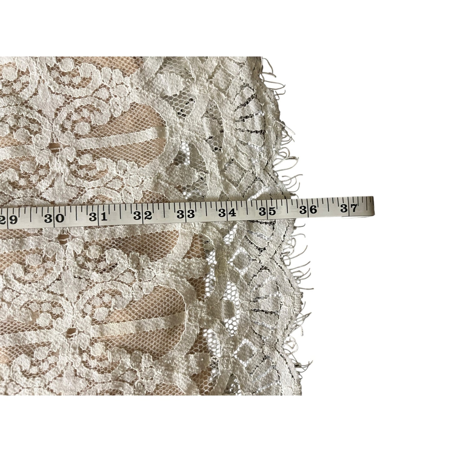 Art + Ephect White Lace A Line Dress