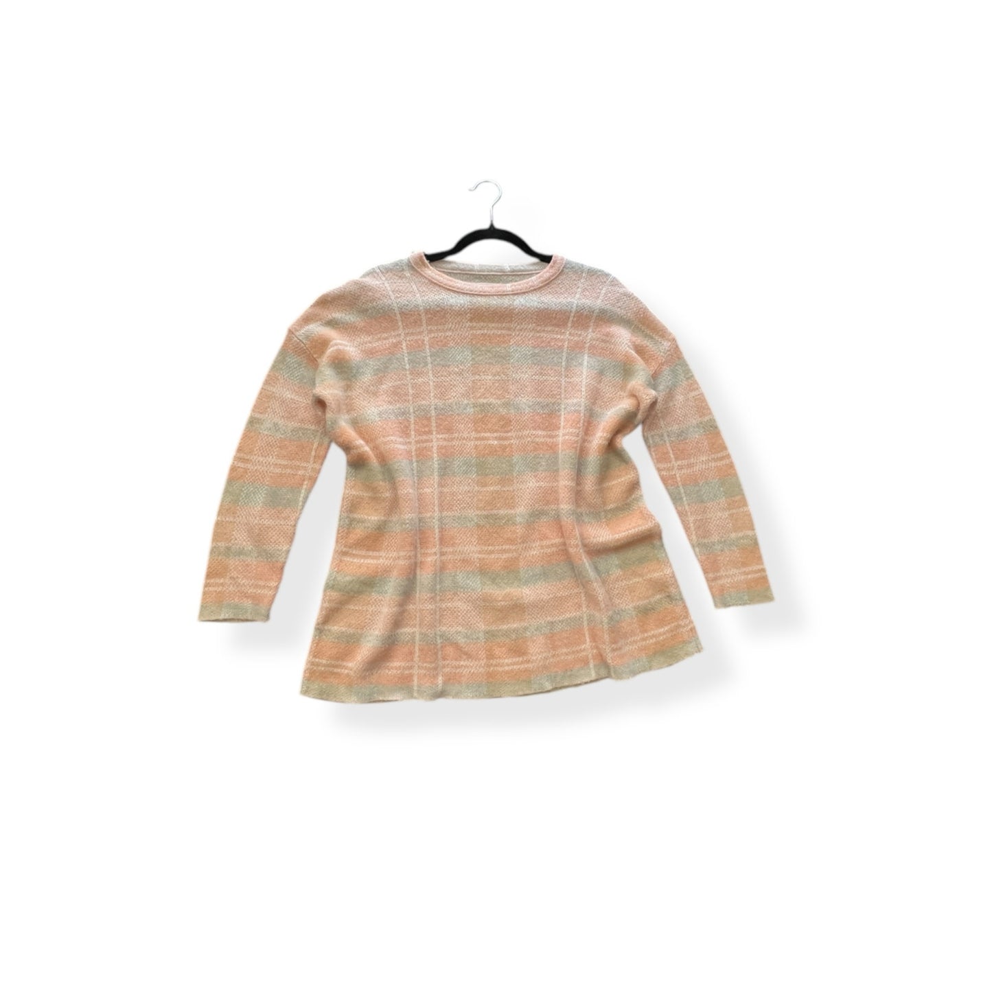 Lou and Gray Pink Plaid Sweater