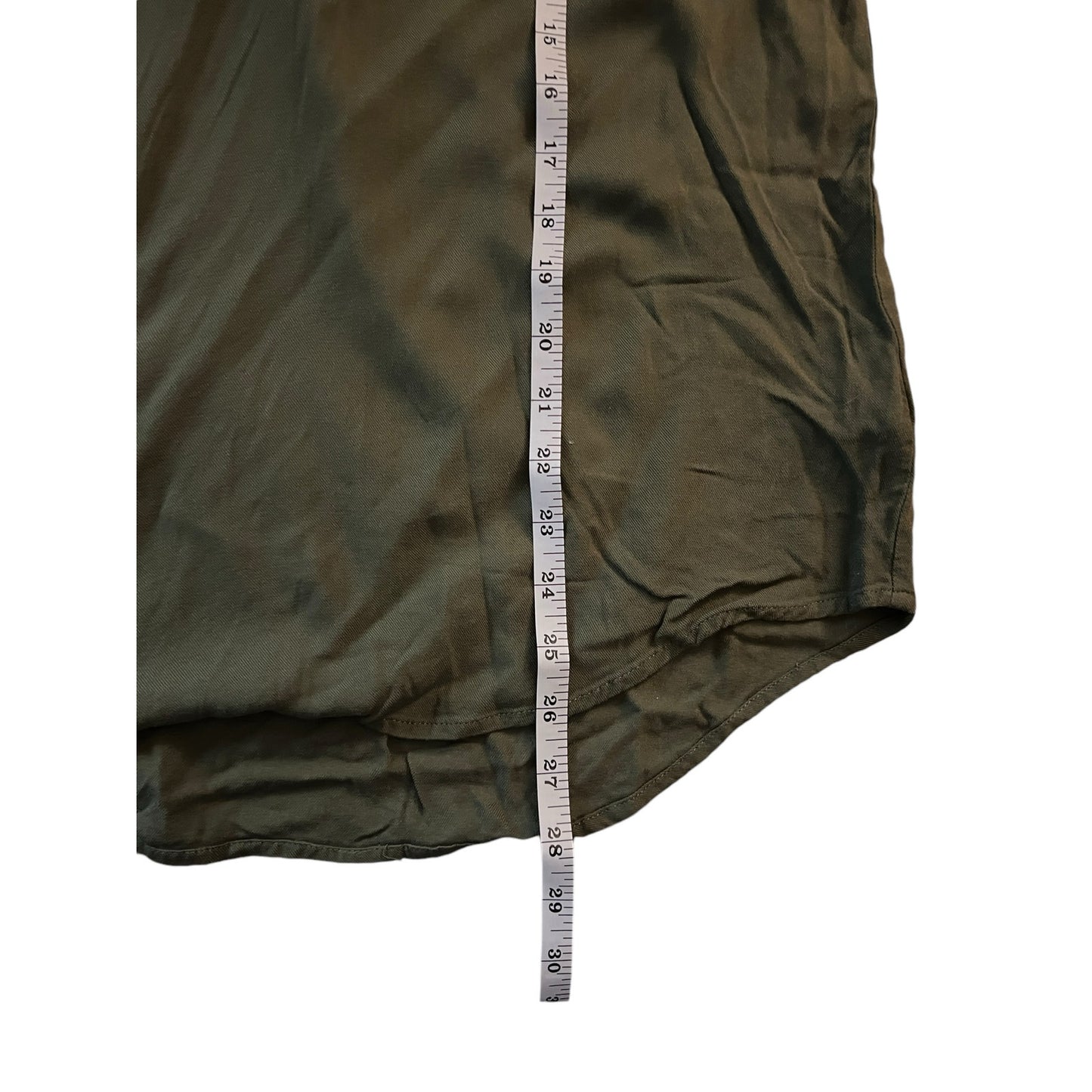 Jack by BB Dakota Olive Green Utility Blouse