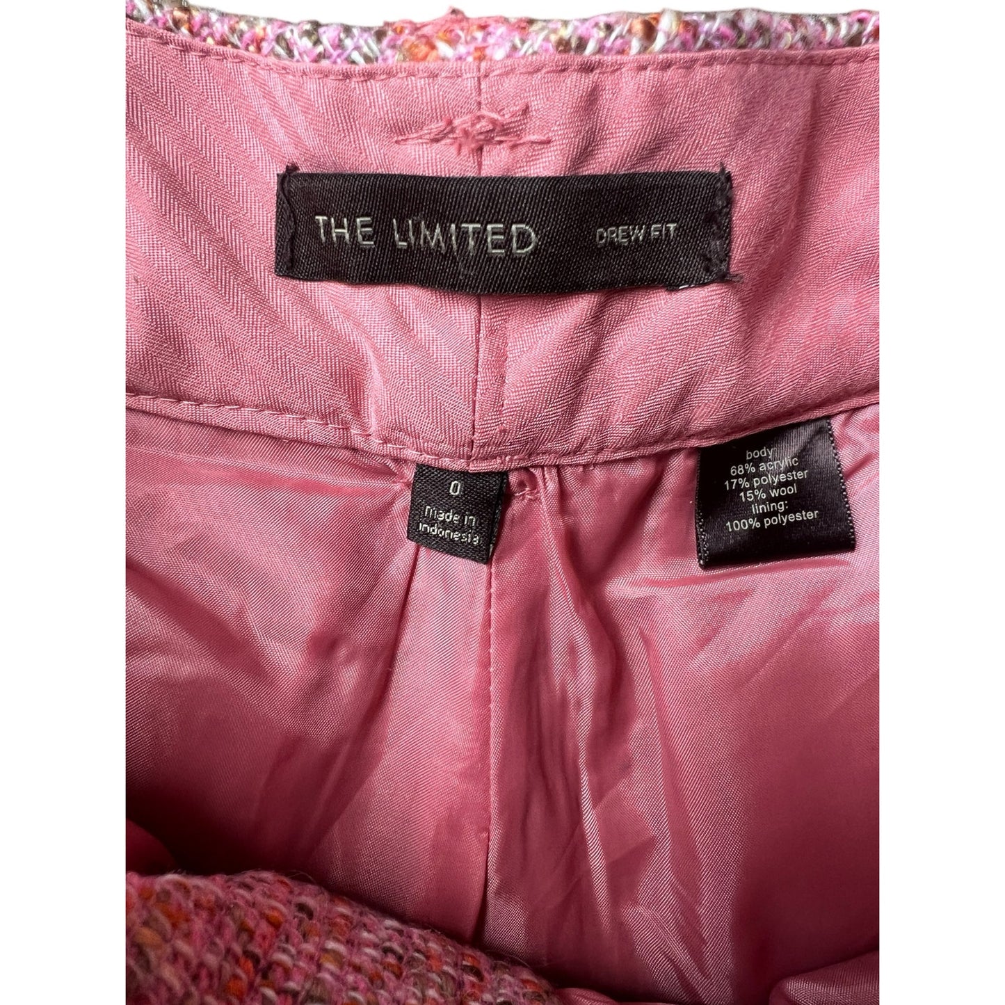 Pink Tweed The Limited Drew Shorts