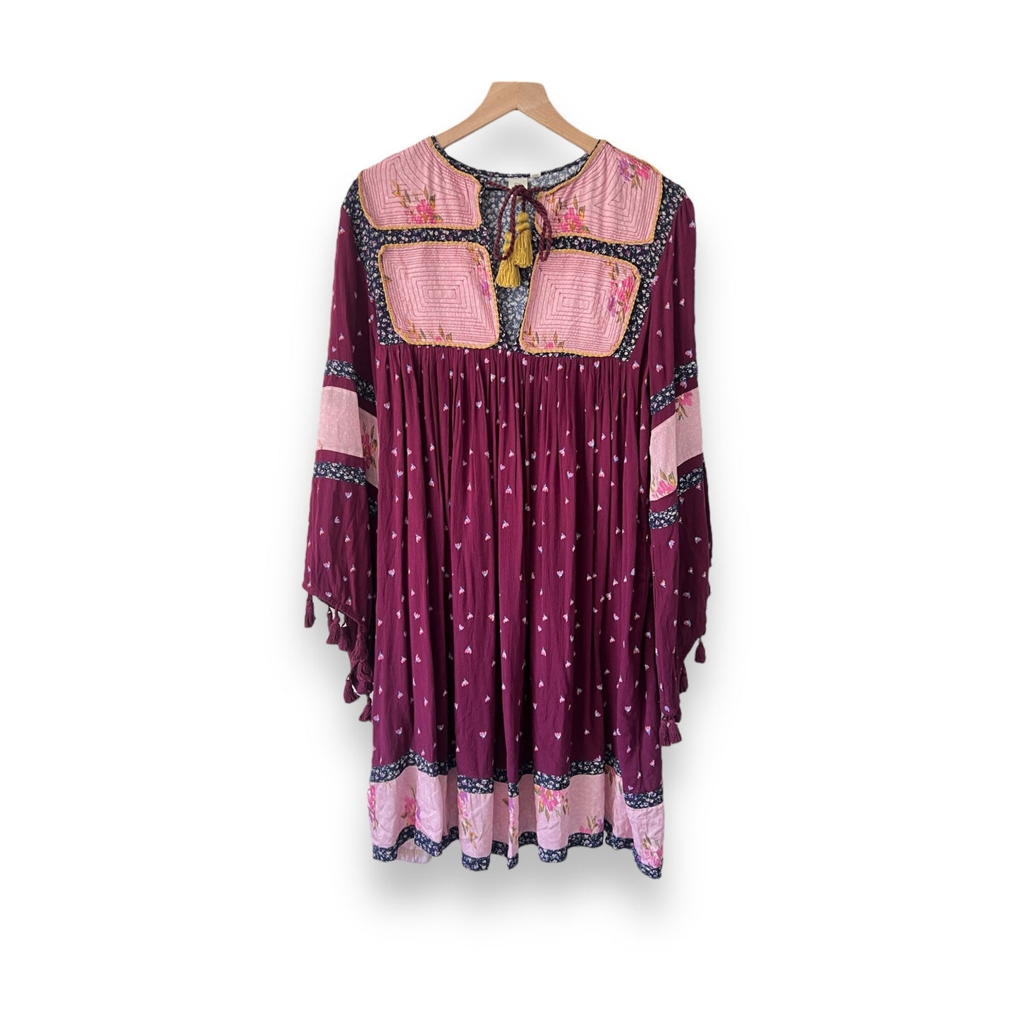 Anthropologie Purple Midi Dress