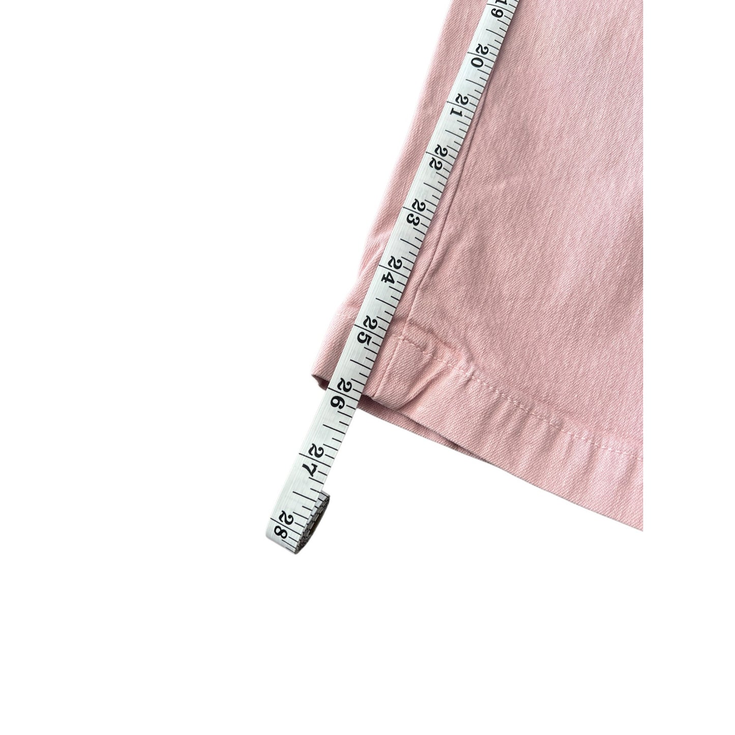 Madewell Light Pink Straight-Leg Mom Jeans – Size 27 Cotton Blend Relaxed Fit