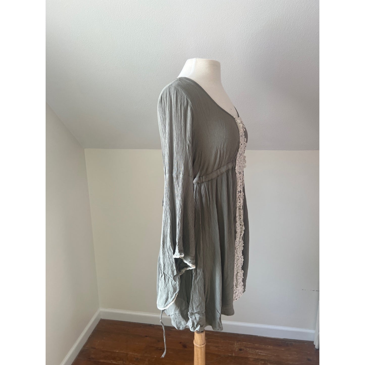 Altar'd State Olive Green Bohemian Tunic