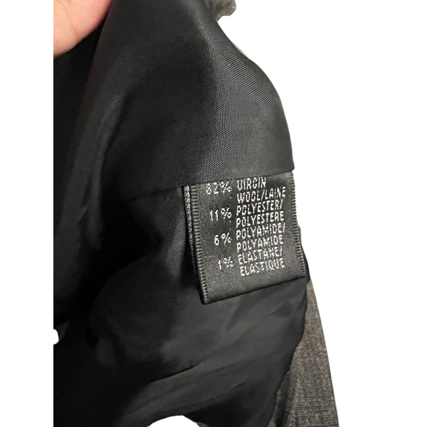 Lafayette 148 Gray Wool Blend Blazer