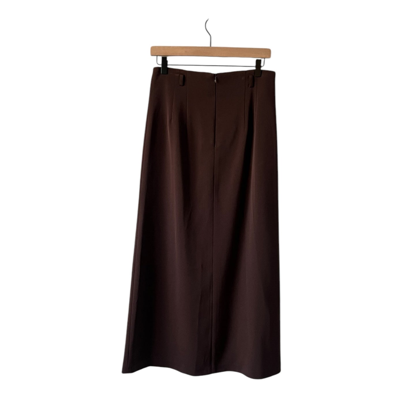 Women's Vintage 80s/90s High Waist Brown A-Line Skirt