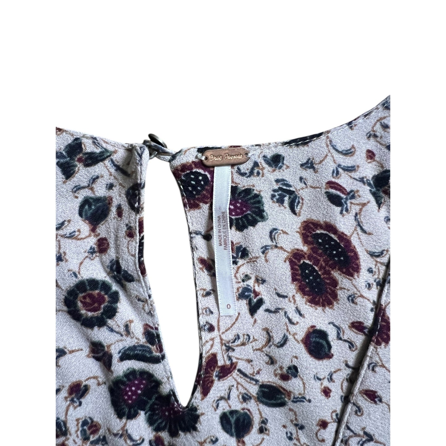 Free People Floral Jumpsuit
