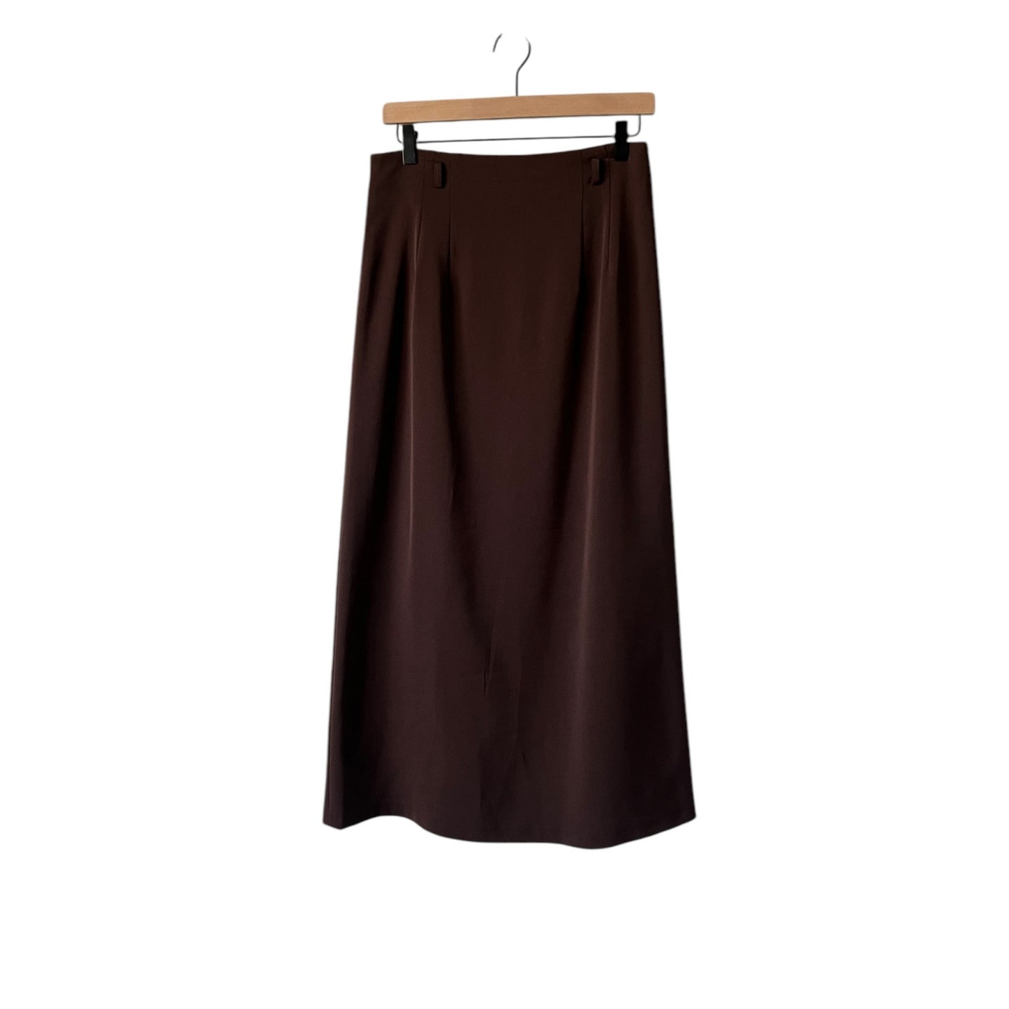 Women's Vintage 80s/90s High Waist Brown A-Line Skirt
