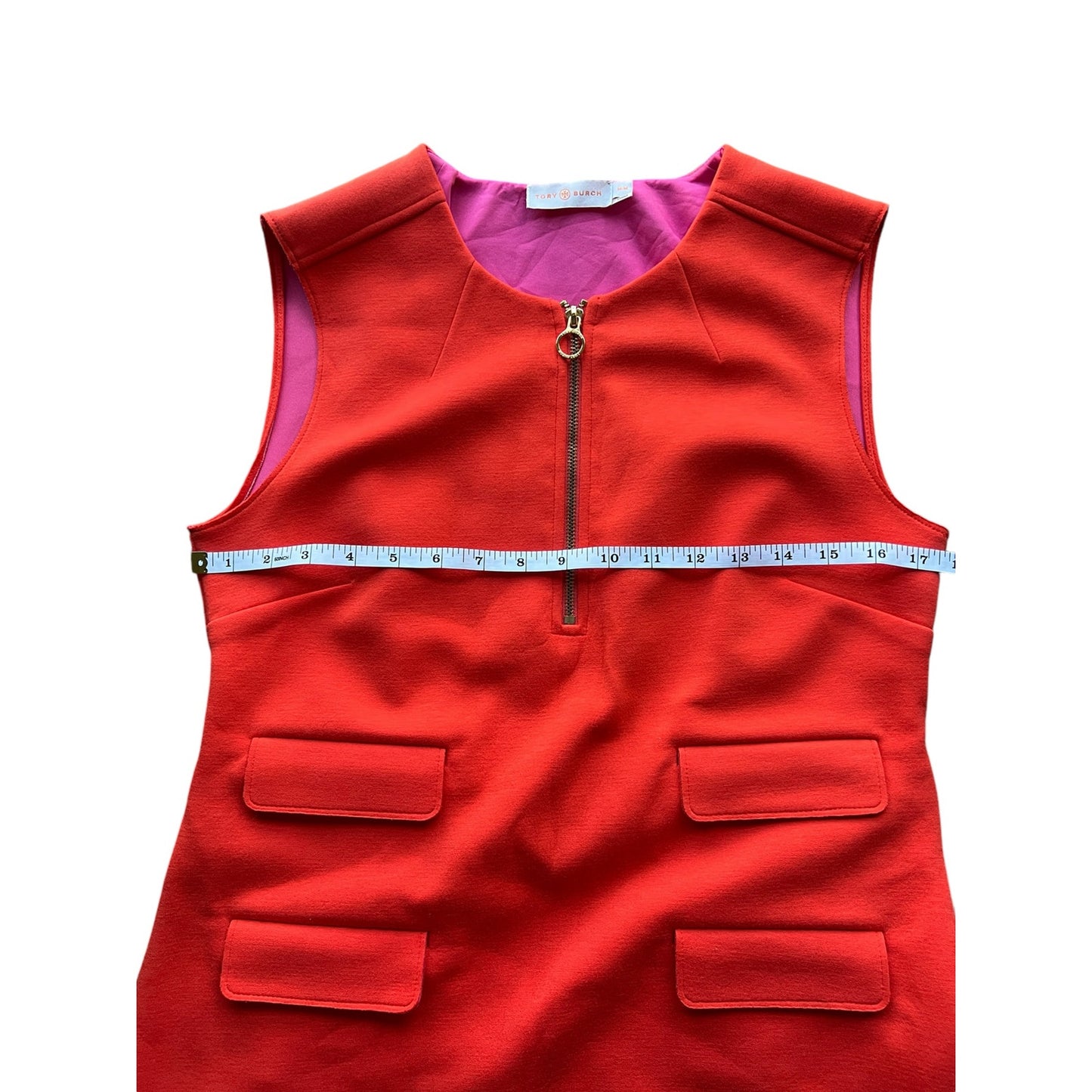 Tory Burch Red Mod Sheath Dress