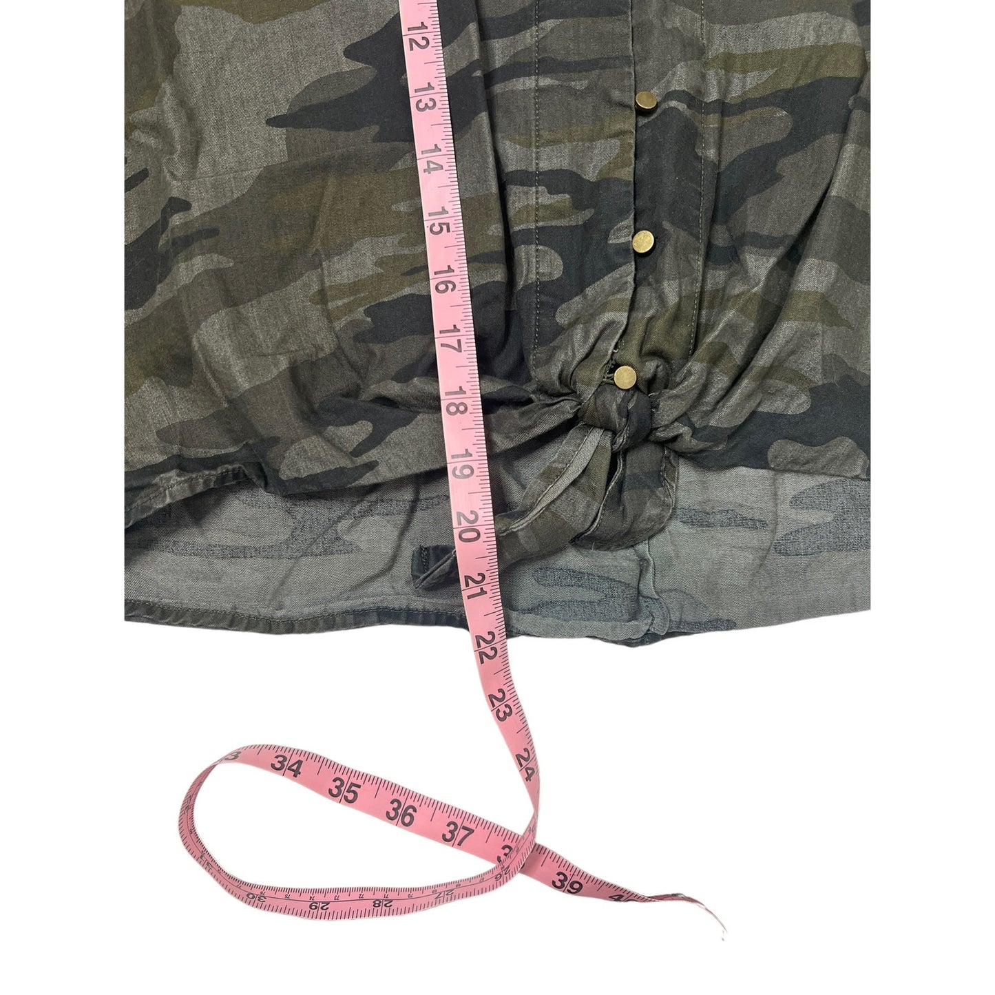 Express Outlet Batwing Camo Blouse