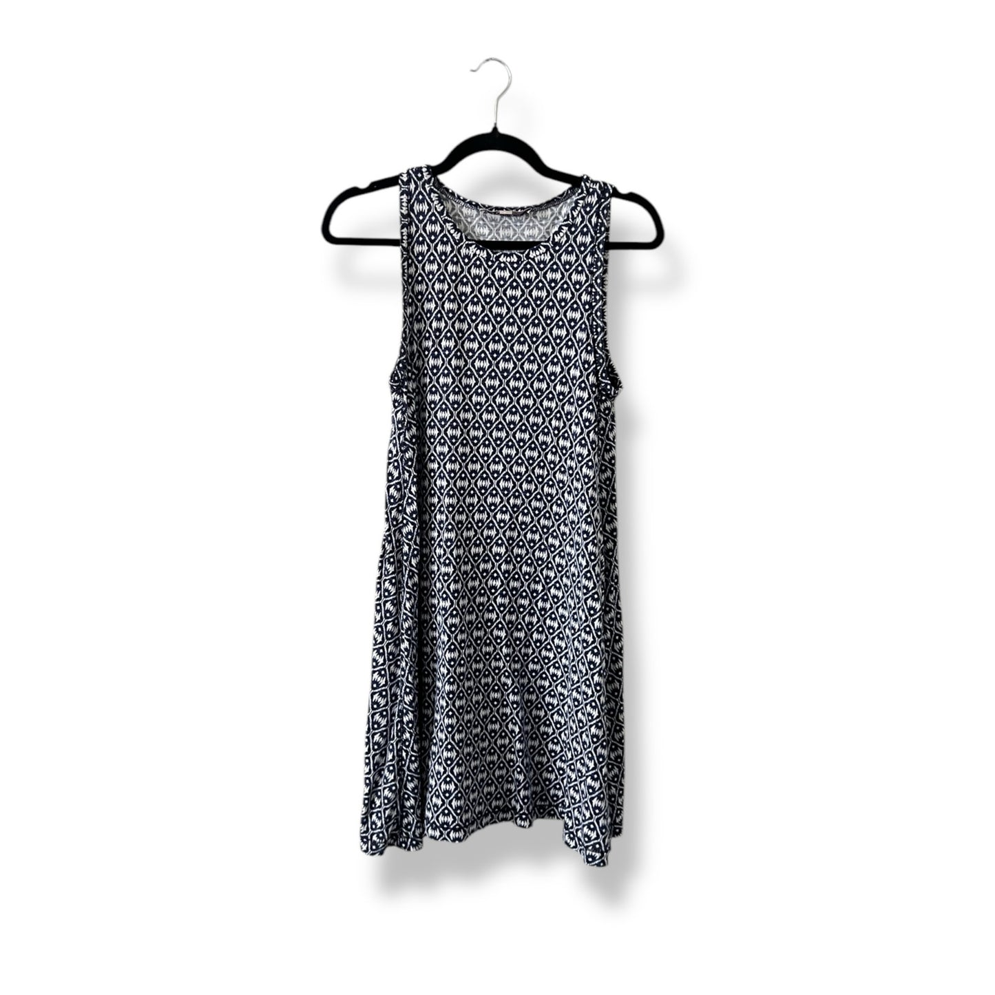 LOFT Ikat Print Swing Dress