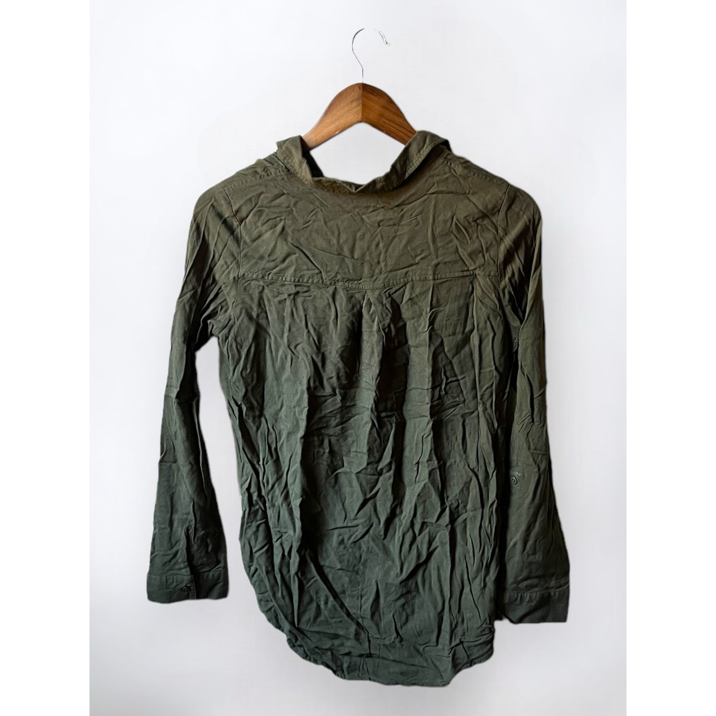 Jack by BB Dakota Olive Green Utility Blouse
