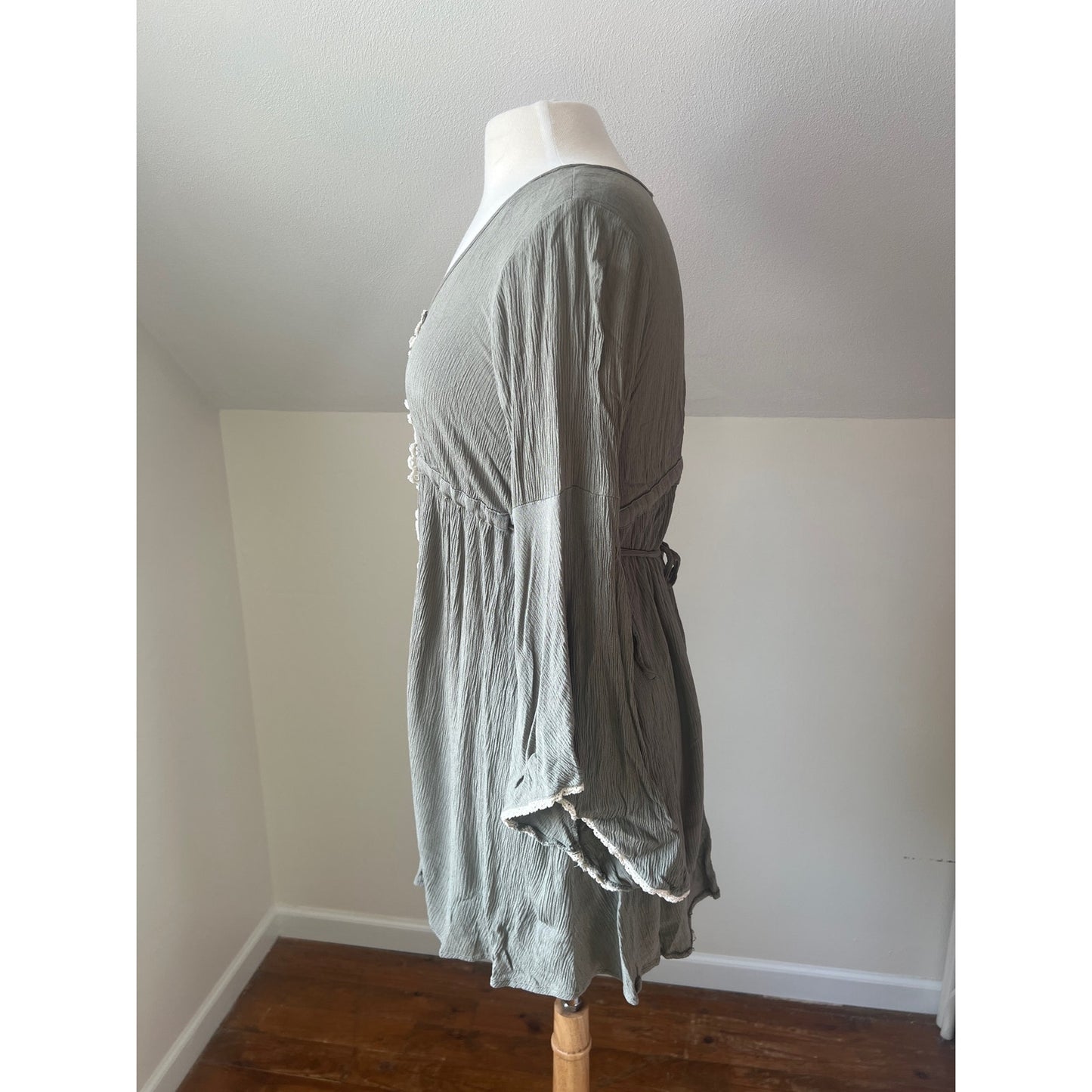 Altar'd State Olive Green Bohemian Tunic