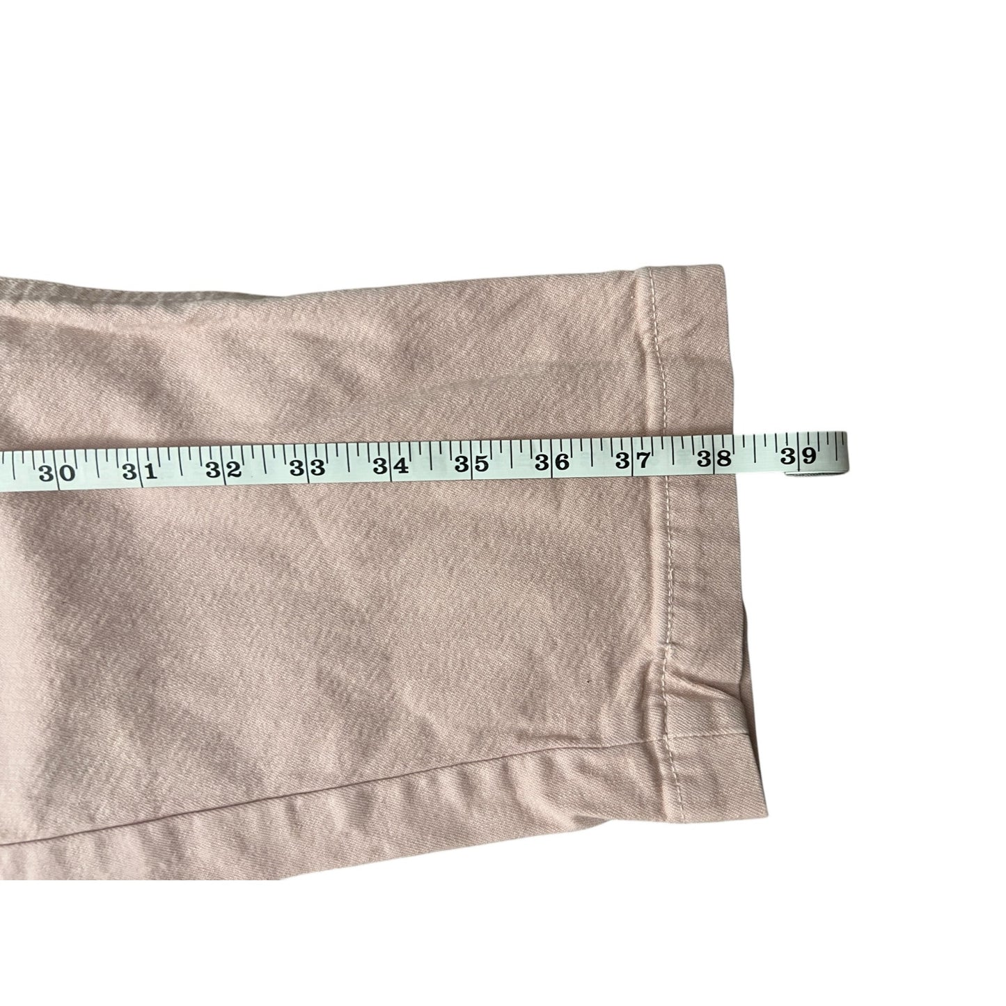 Madewell Light Pink Straight-Leg Mom Jeans – Size 27 Cotton Blend Relaxed Fit