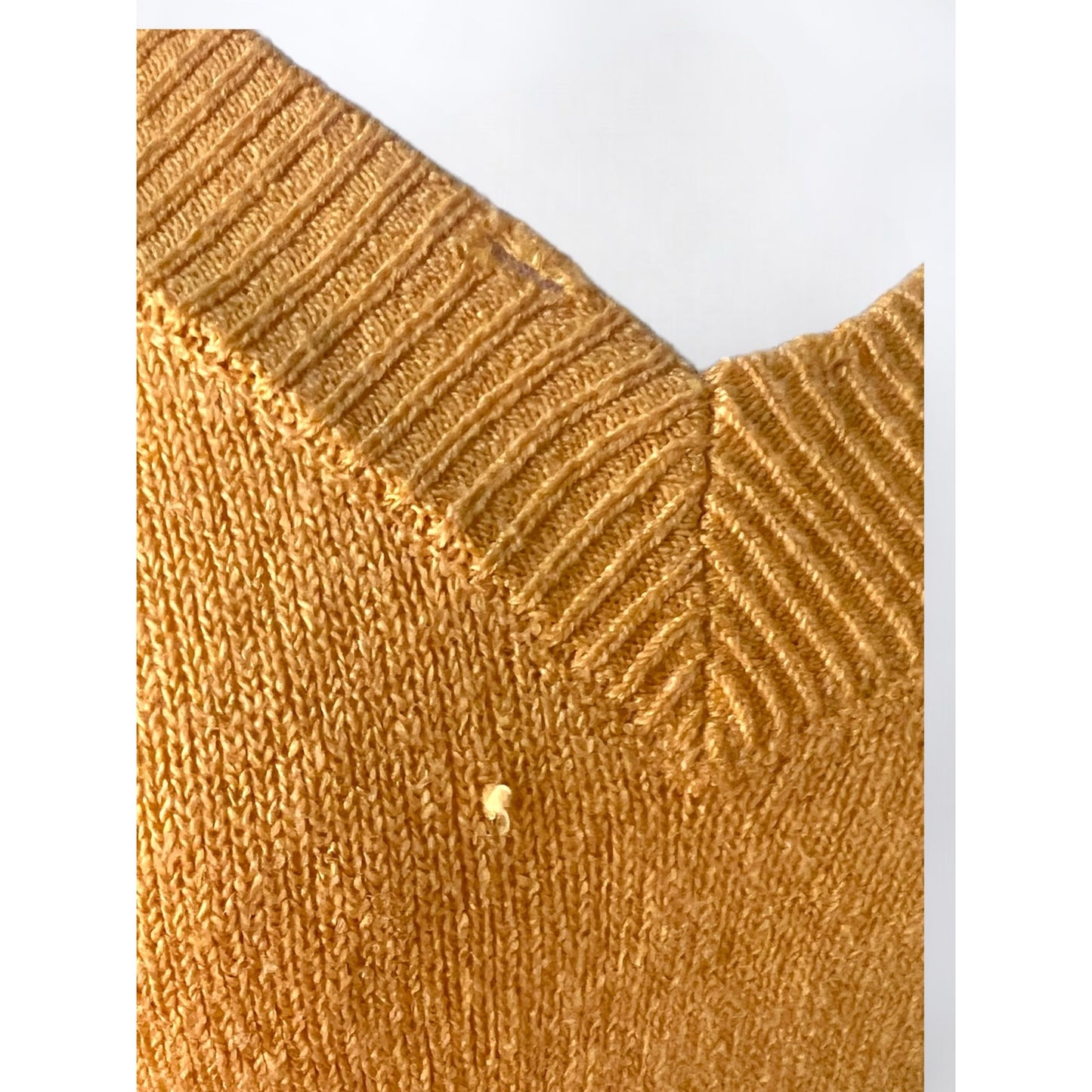 Melrose and Market Yellow Destroyed Sweater