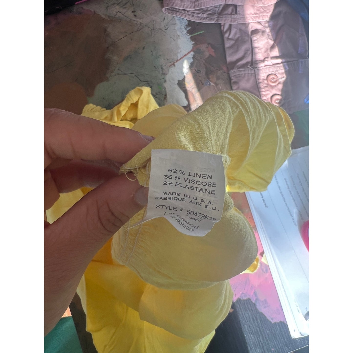 Butter Yellow Theory Smocked Top