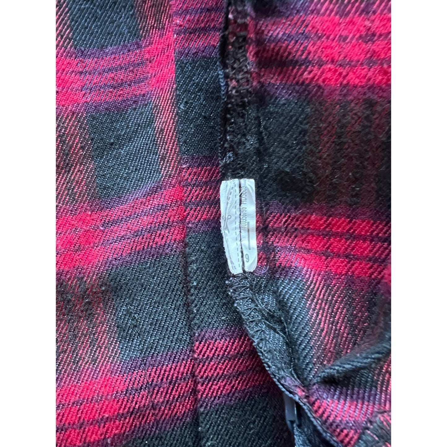 Forever 21 Red and Black Plaid Pleated Mini Skirt