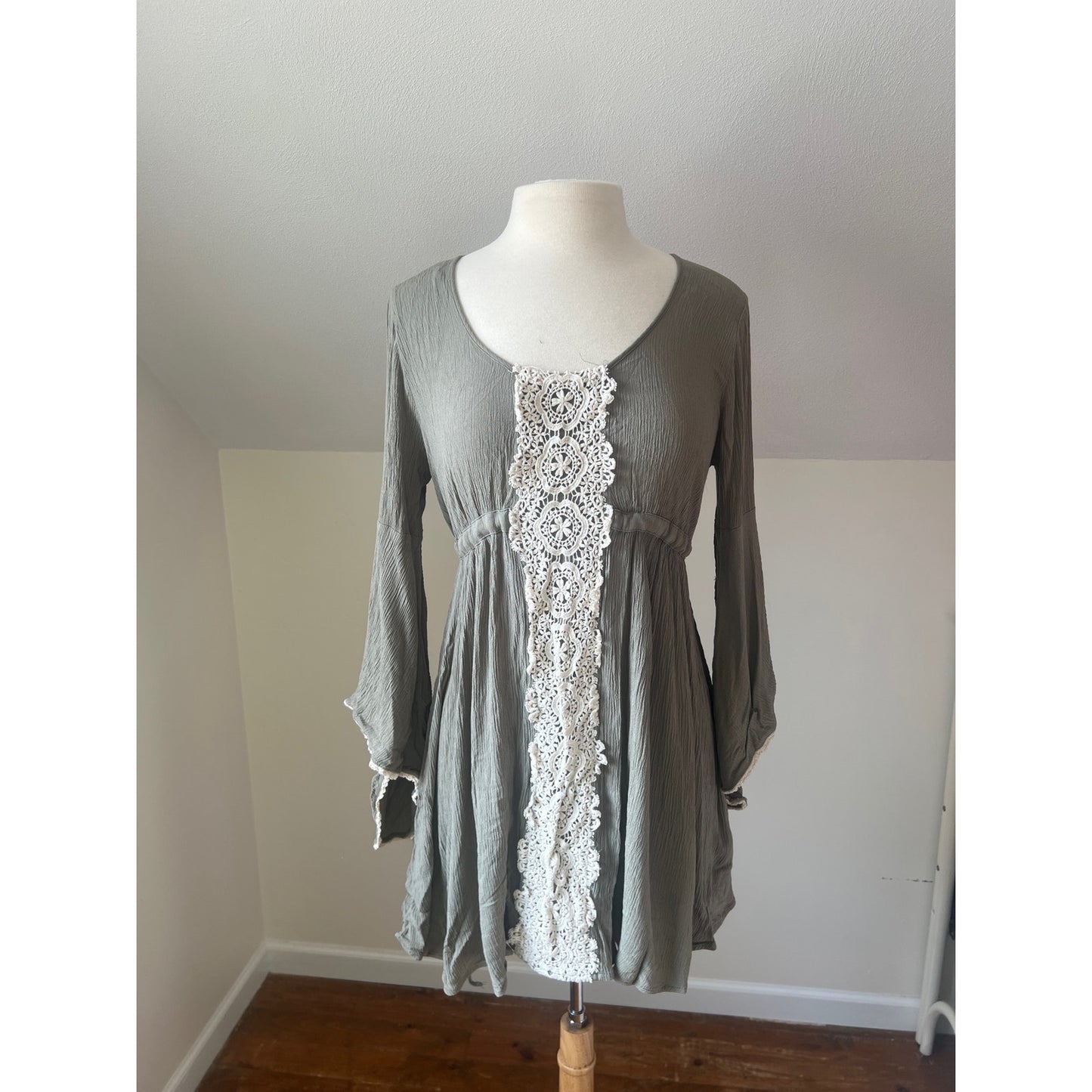 Altar'd State Olive Green Bohemian Tunic
