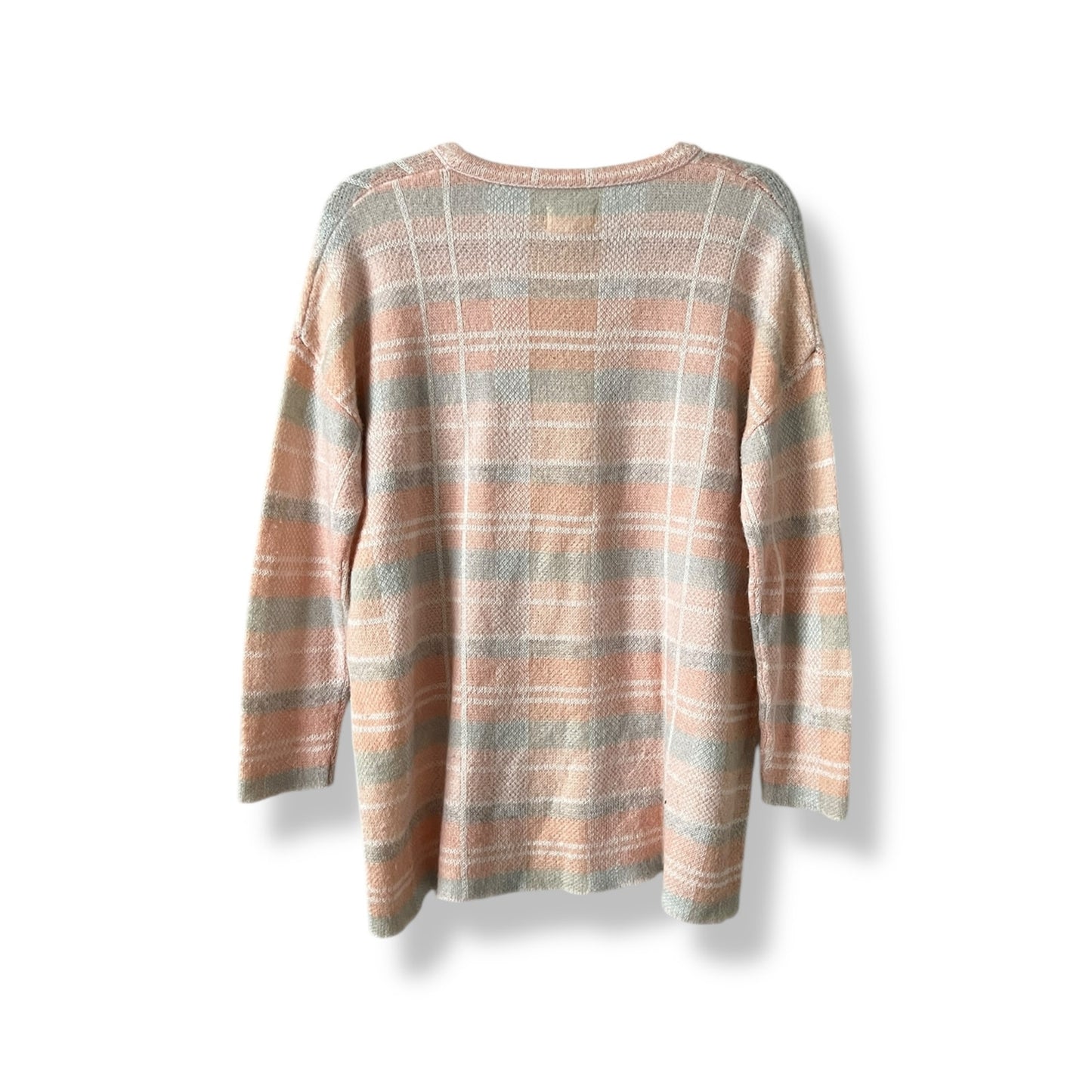 Lou and Gray Pink Plaid Sweater