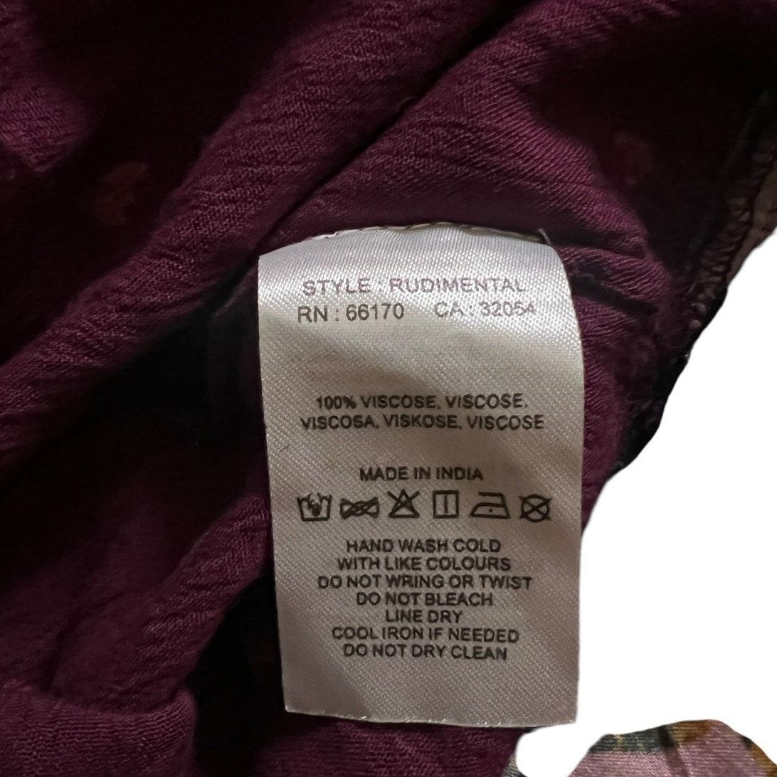 Anthropologie Purple Midi Dress