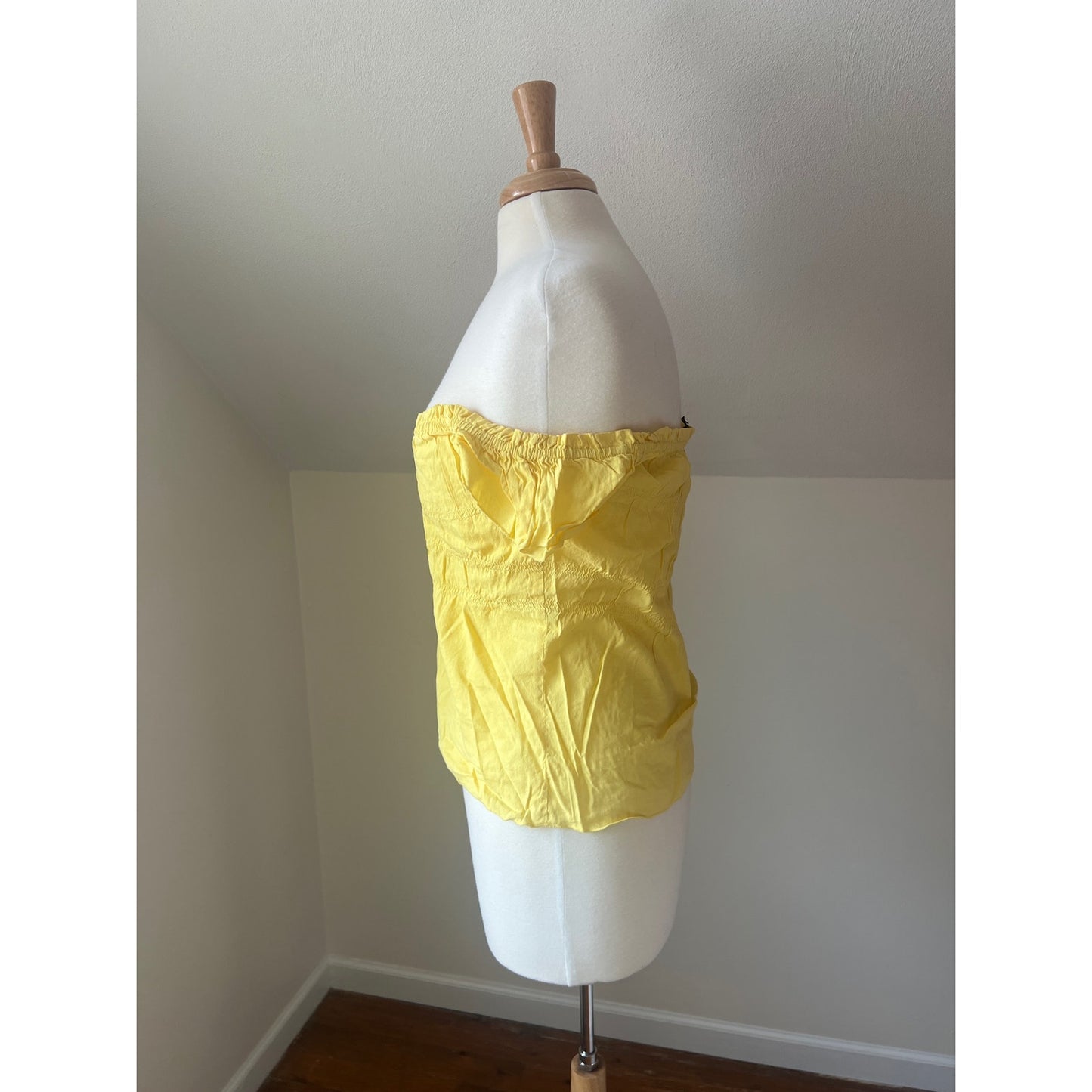 Butter Yellow Theory Smocked Top