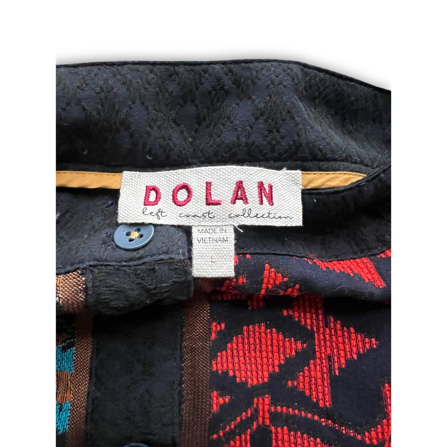 Dolan Left Coast Black Embroidered Skirt
