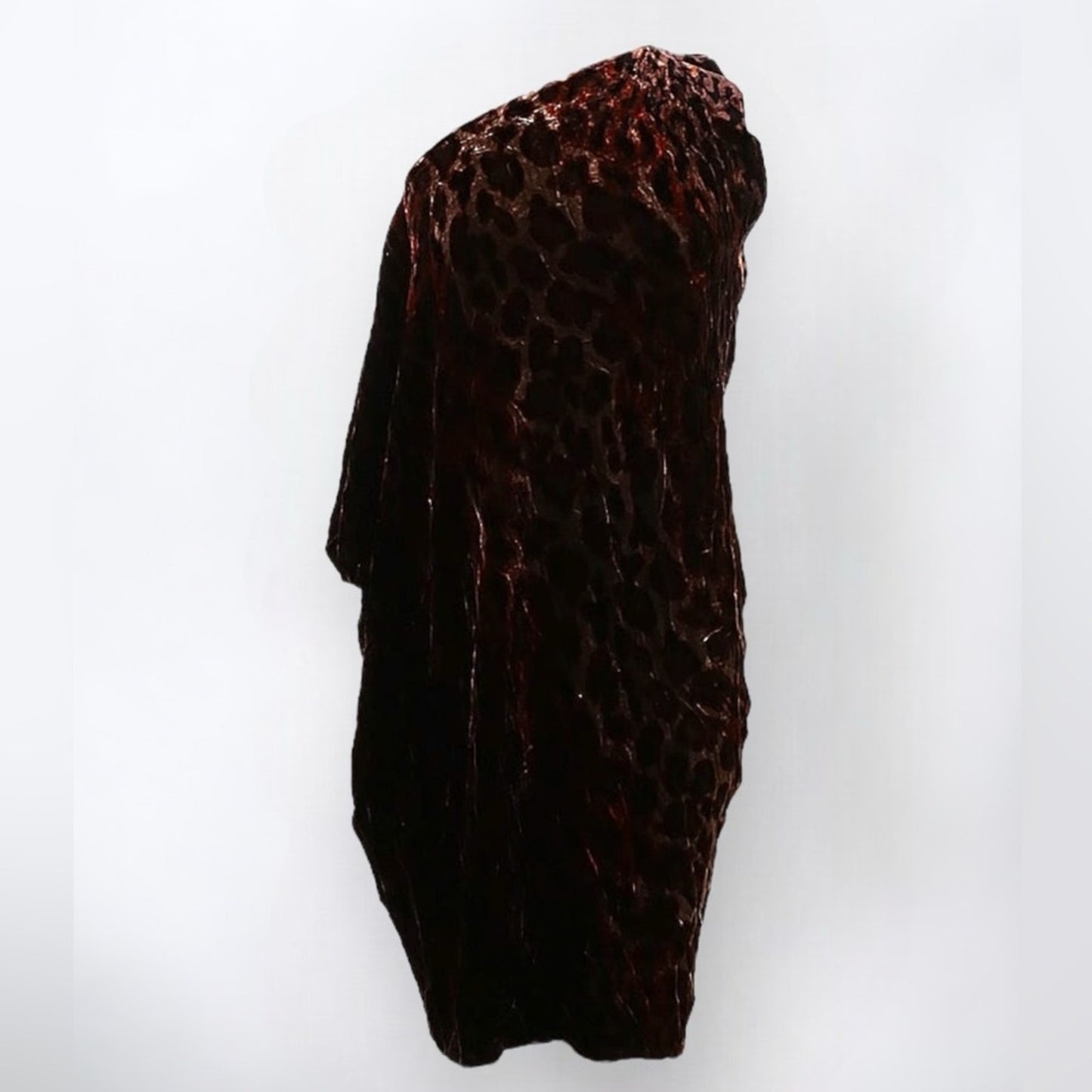 DVF Diane Von Furstenberg WILMA JOON Velvet Velour Tunic Dress Golden Tiger