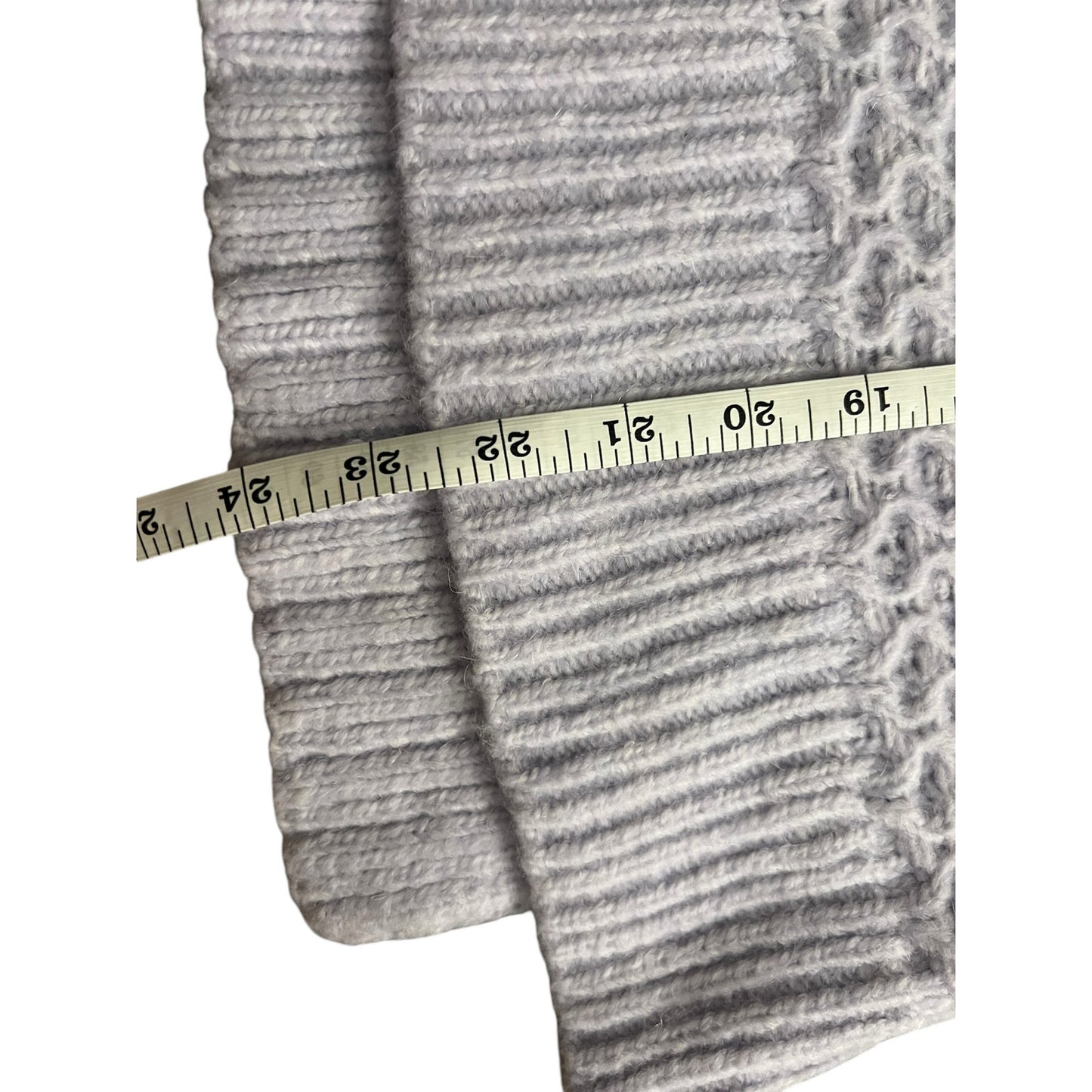 Anthropologie Lilac Chunky Knit Sweater - Size Large