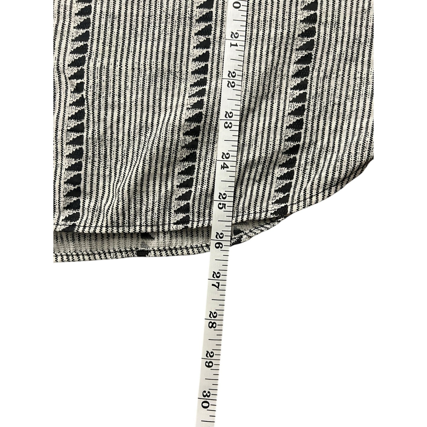 J. Crew Black and White Popover Peasant Blouse