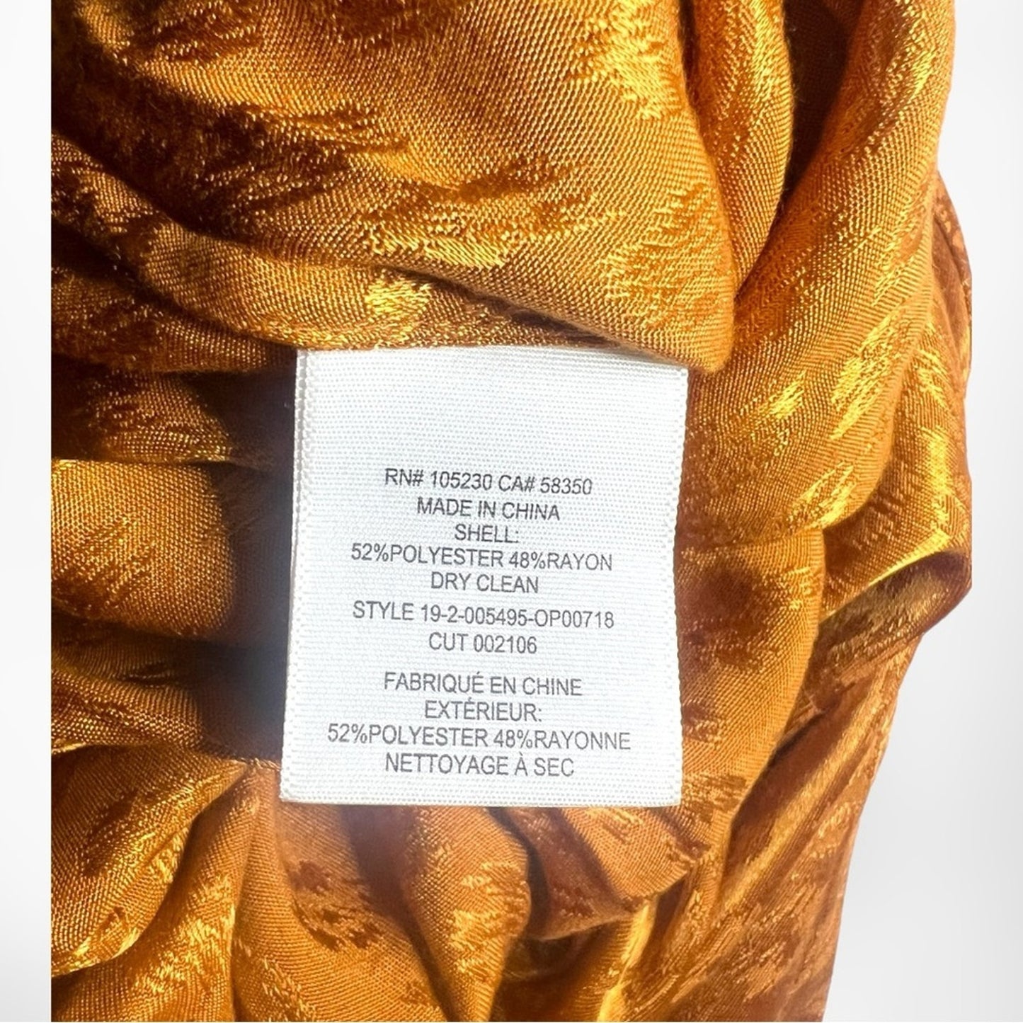 Joie Revolve Copper Animal Print Satin Jumpsuit Size S