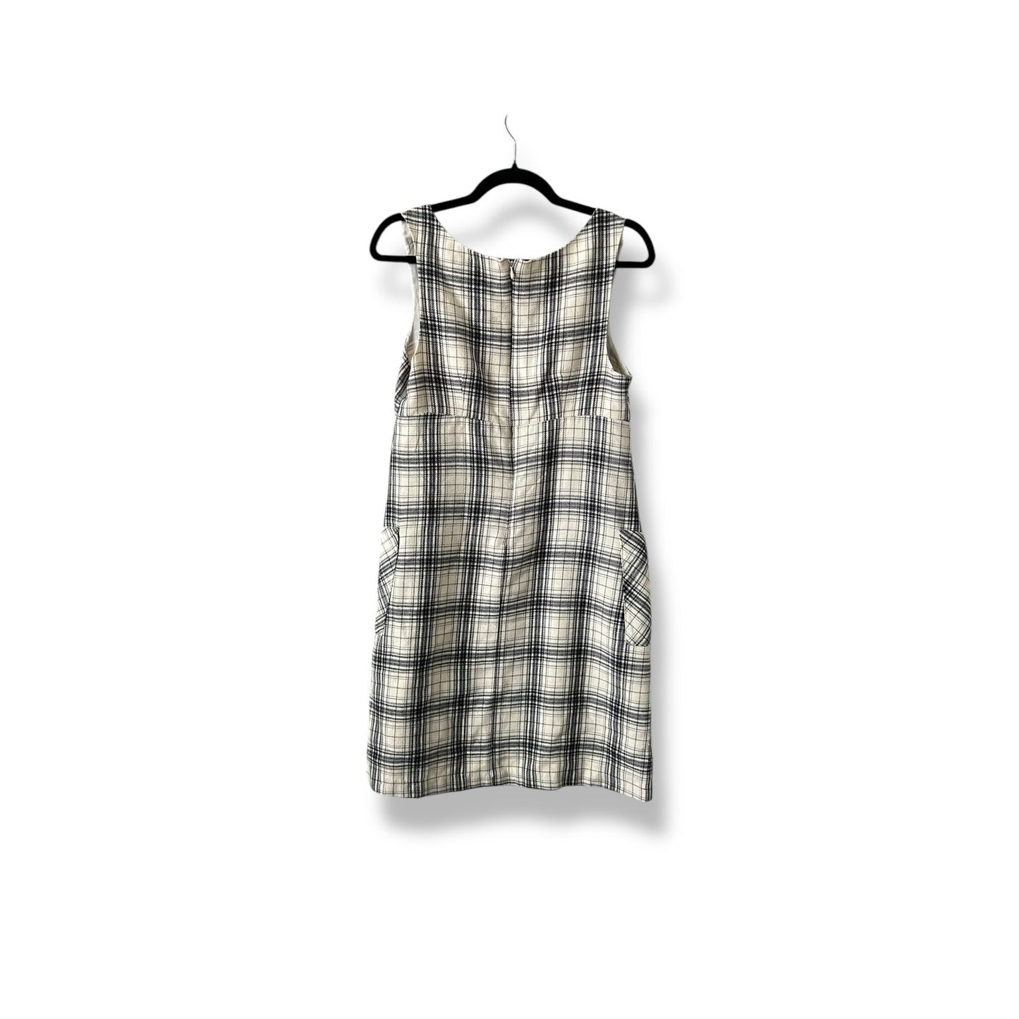 Vintage Y2K Mossimo Pinafore Black and White Plaid Dress
