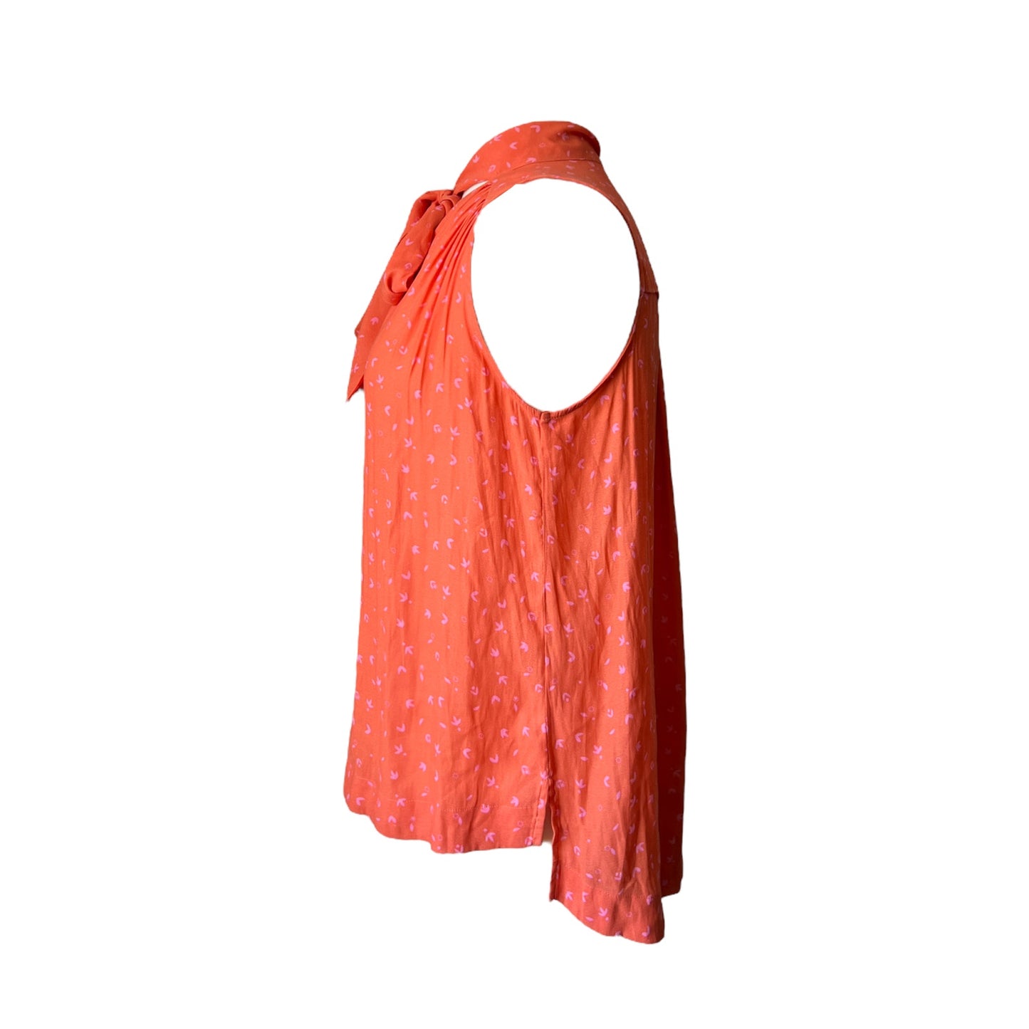 Free People Orange and Pink Tank Top