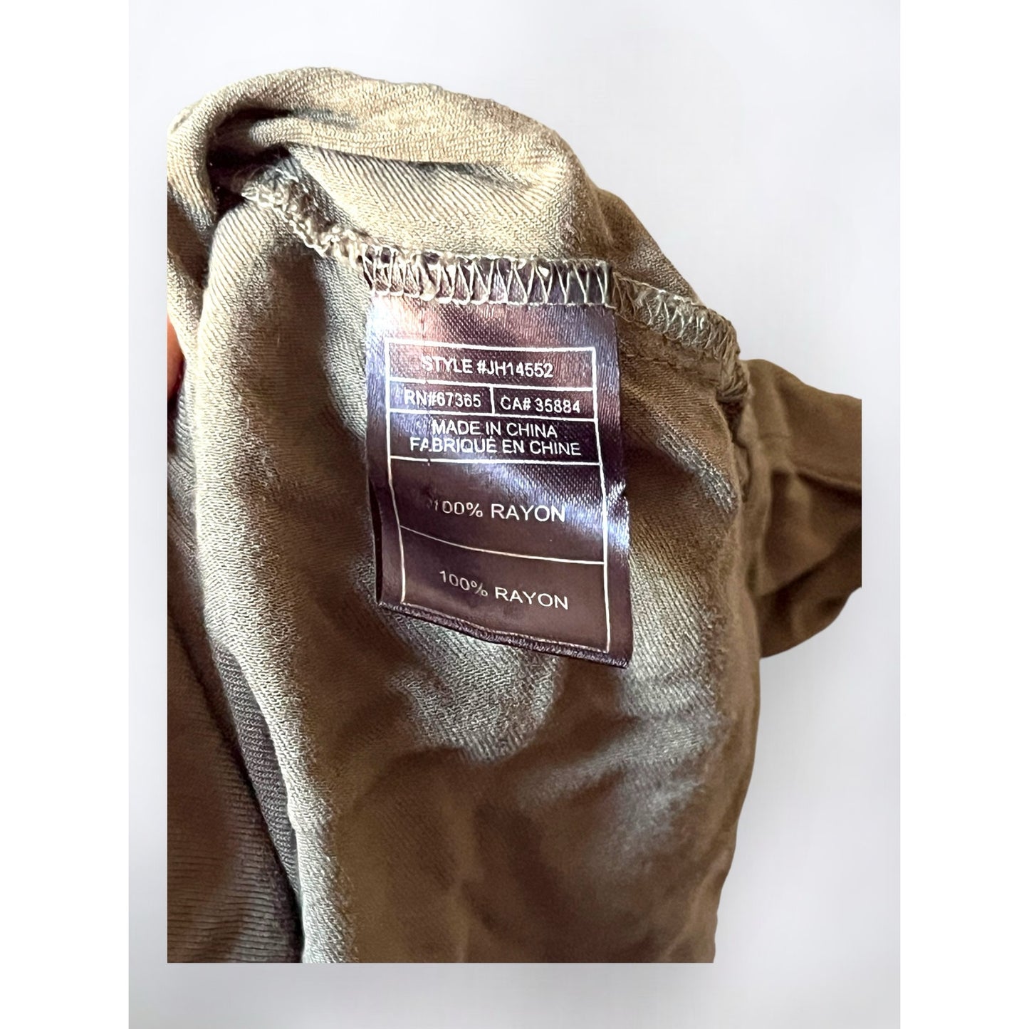 Jack by BB Dakota Olive Green Utility Blouse