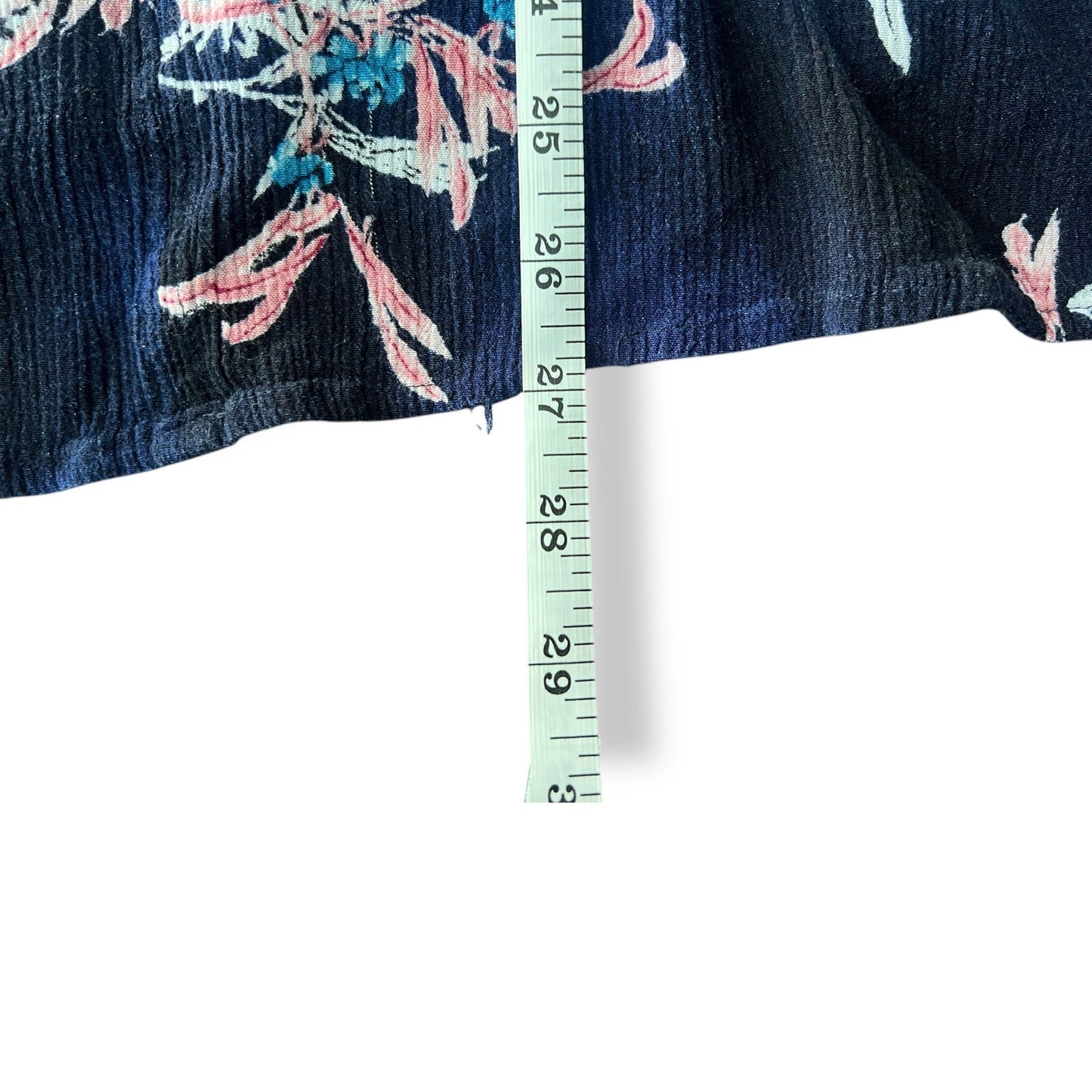 Lane Bryant Midnight Blue Floral Blouse