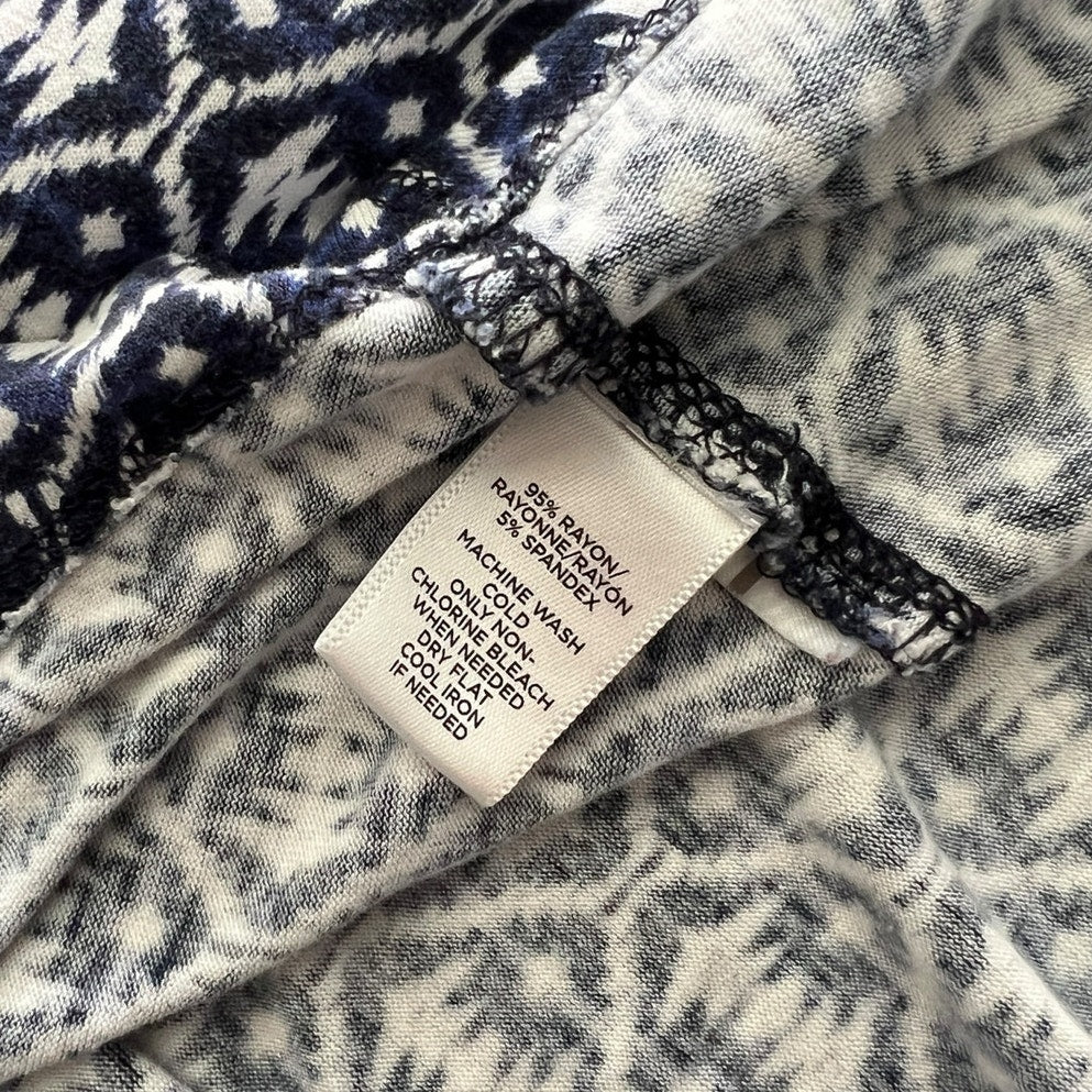 LOFT Ikat Print Swing Dress
