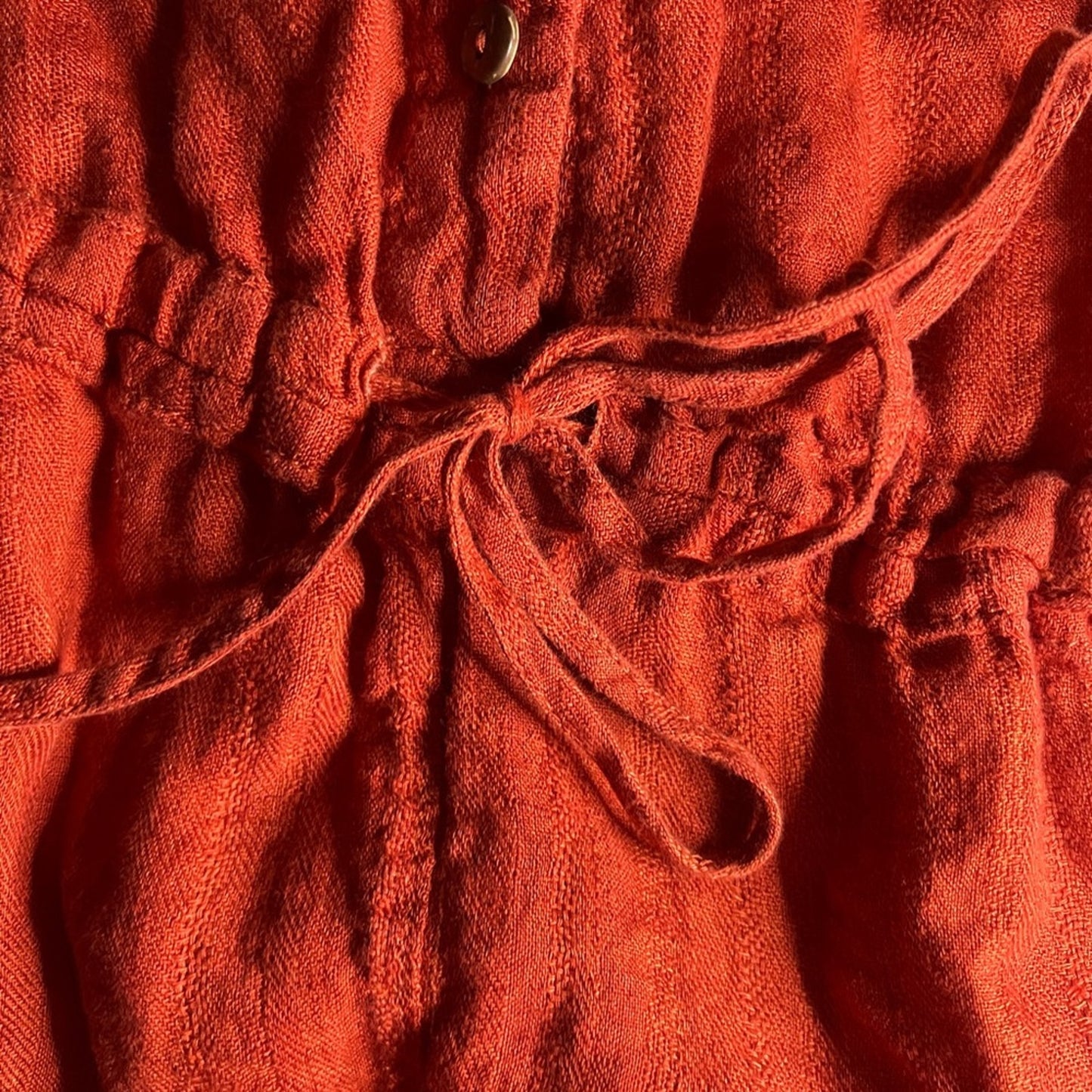 Intimately Free People Red Linen Romper