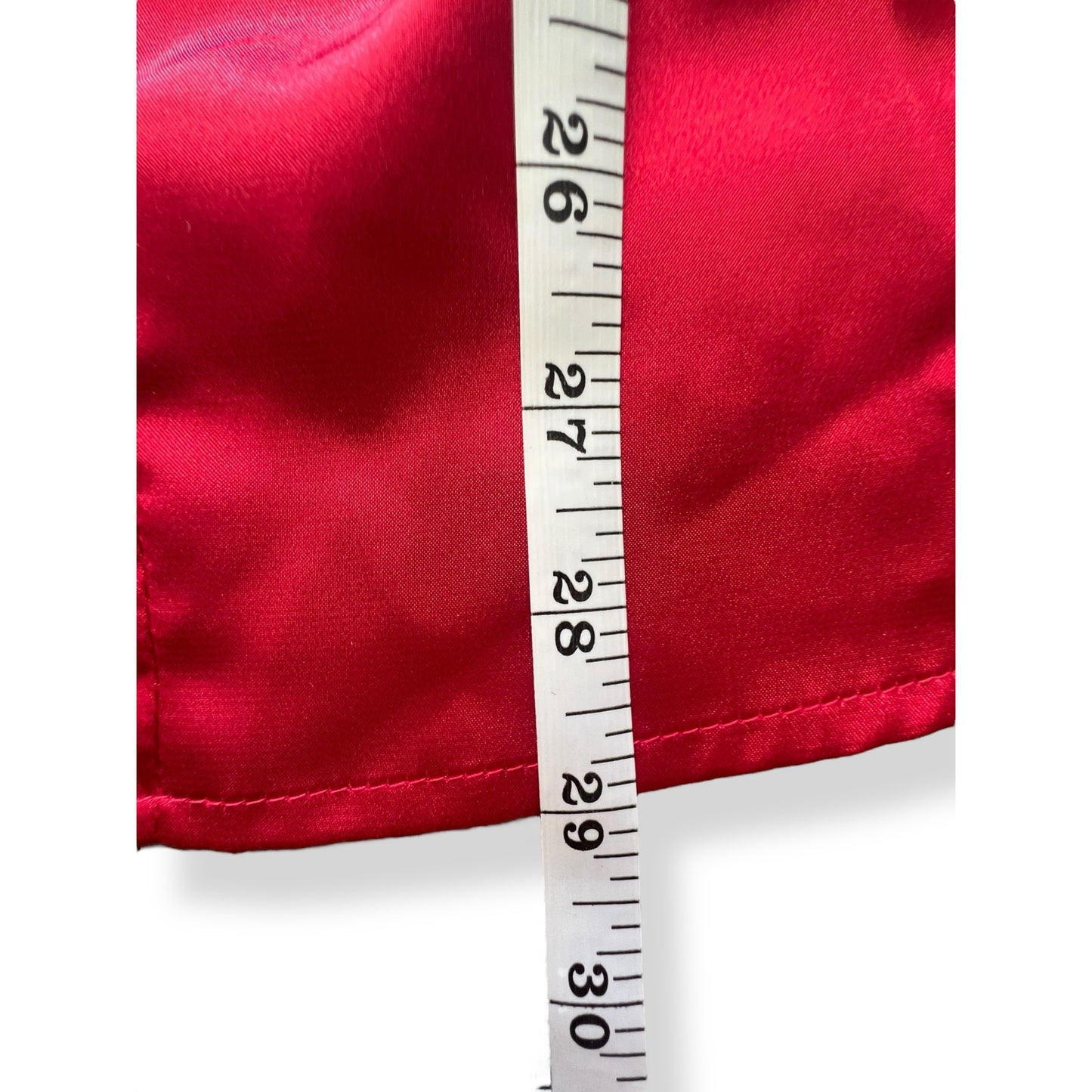 CATO Red Satin Blouse