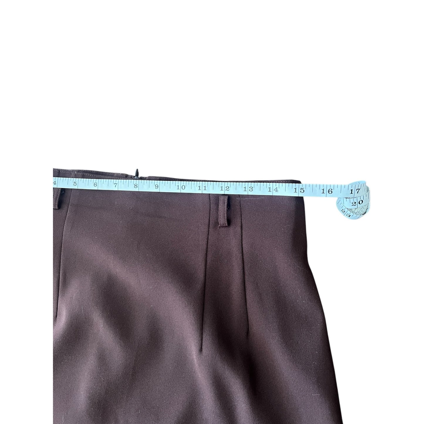Women's Vintage 80s/90s High Waist Brown A-Line Skirt