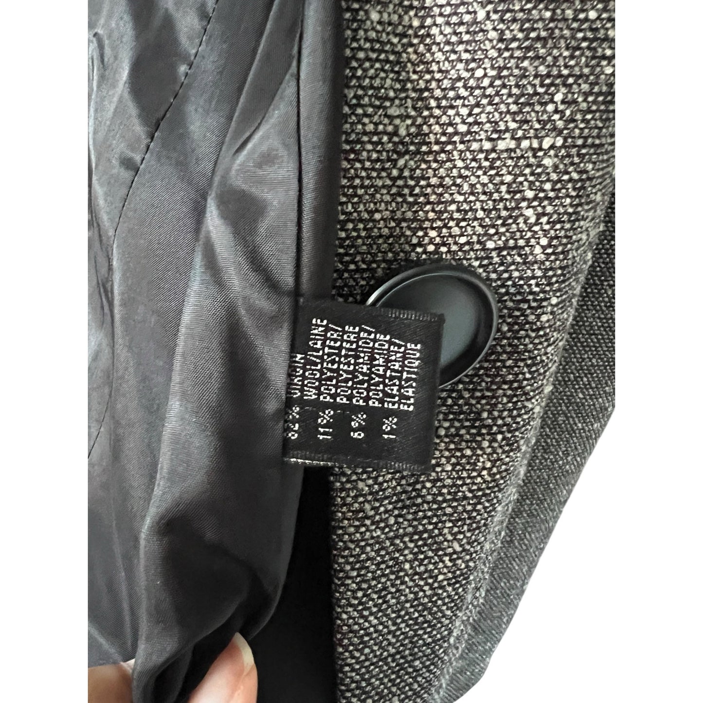 Lafayette 148 Gray Wool Blend Blazer