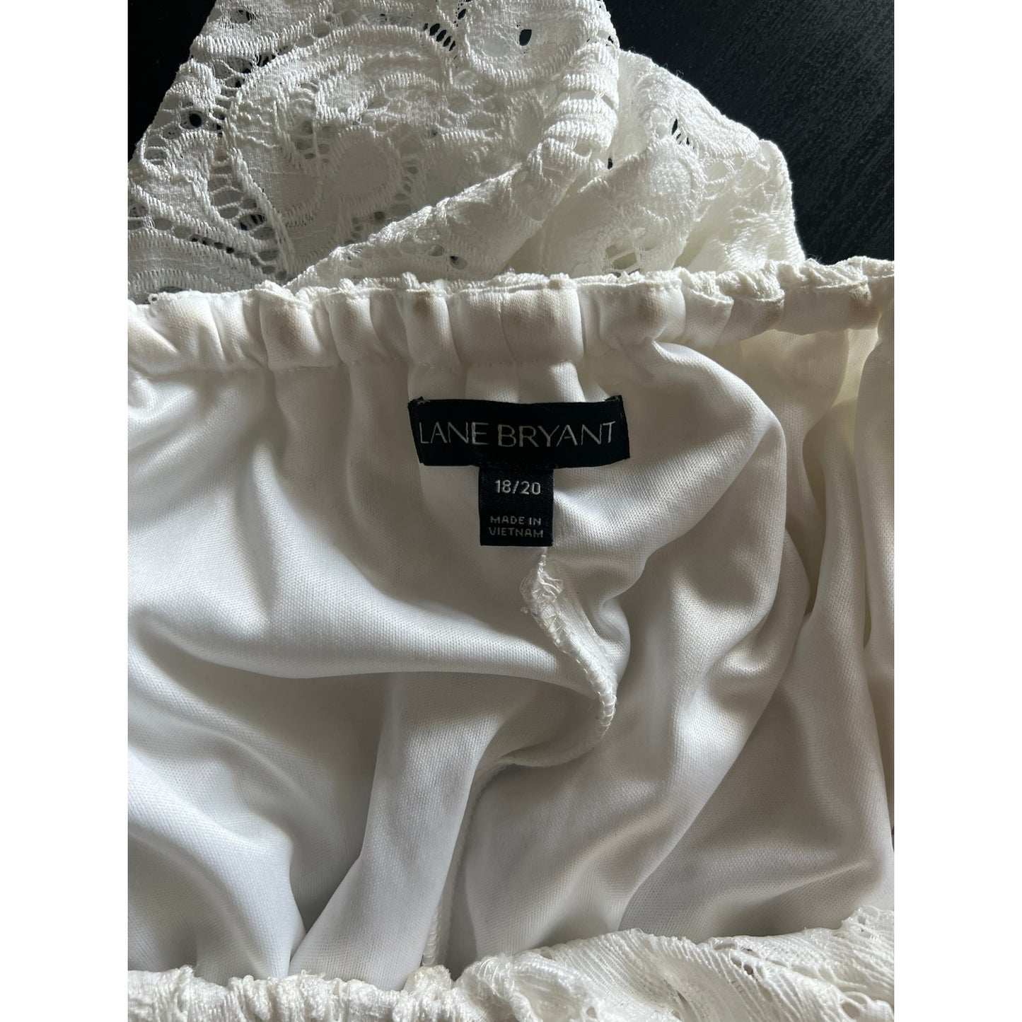 Lane Bryant Lace Off the Shoulder Dress