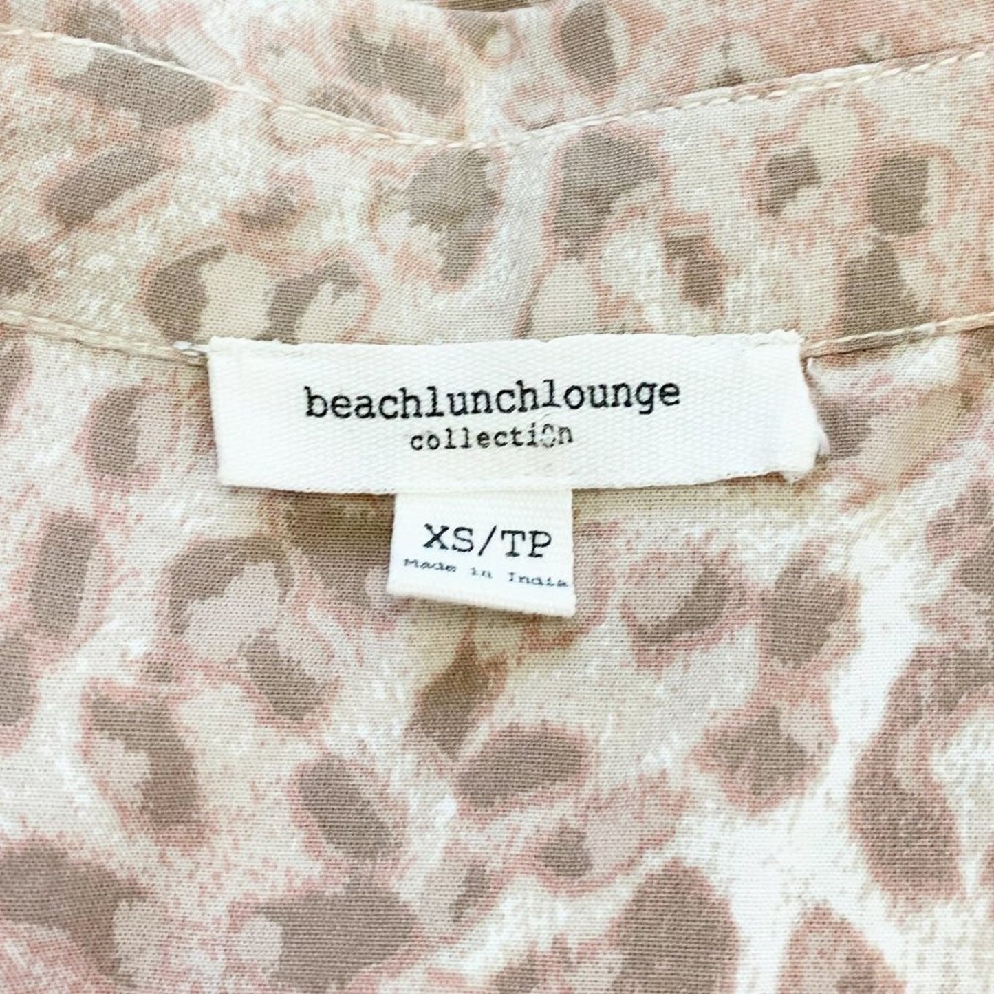 beachlunchlounge Beige Leopard Print T-Shirt Sun Dress