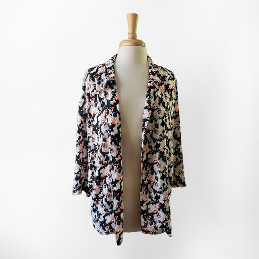 Astr THE LABEL | Lightweight Neon Floral Blazer