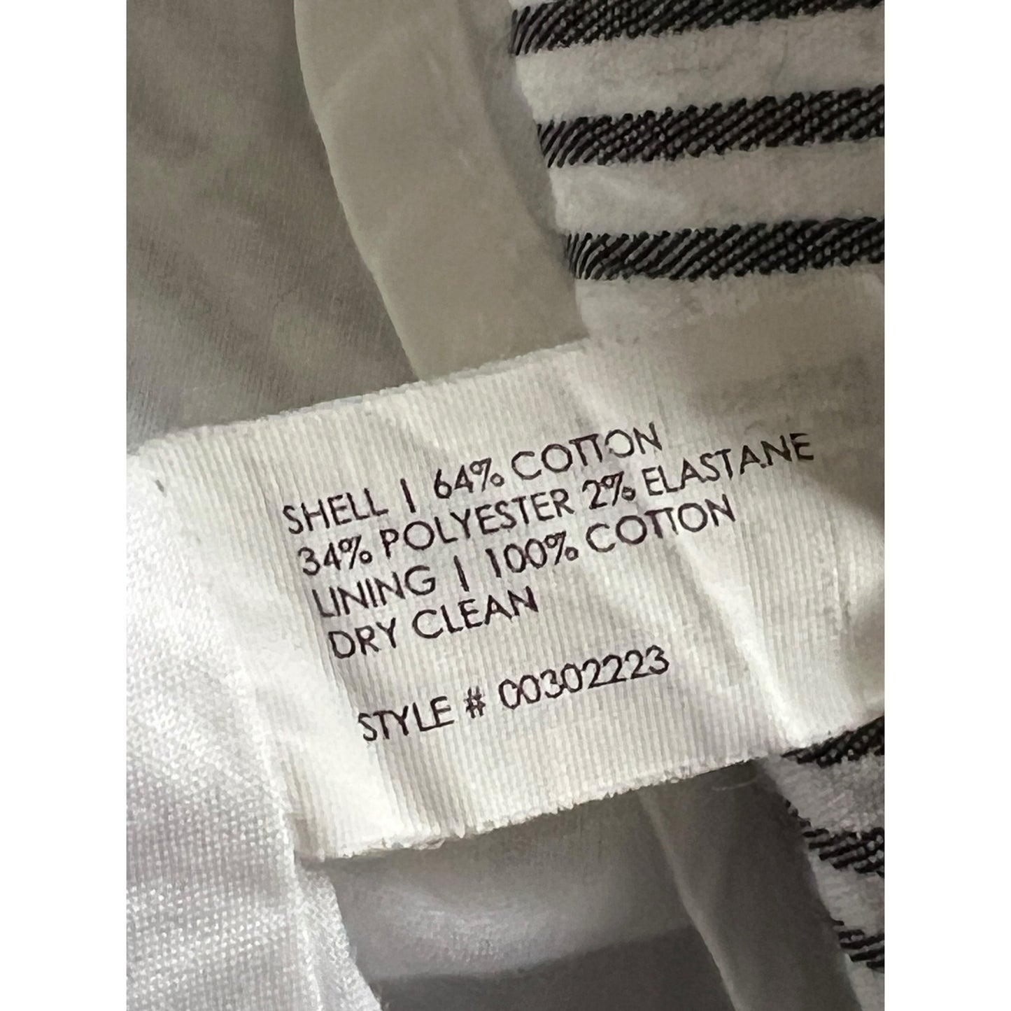 Club Monaco Black & White Striped Flare Skirt - Size 8